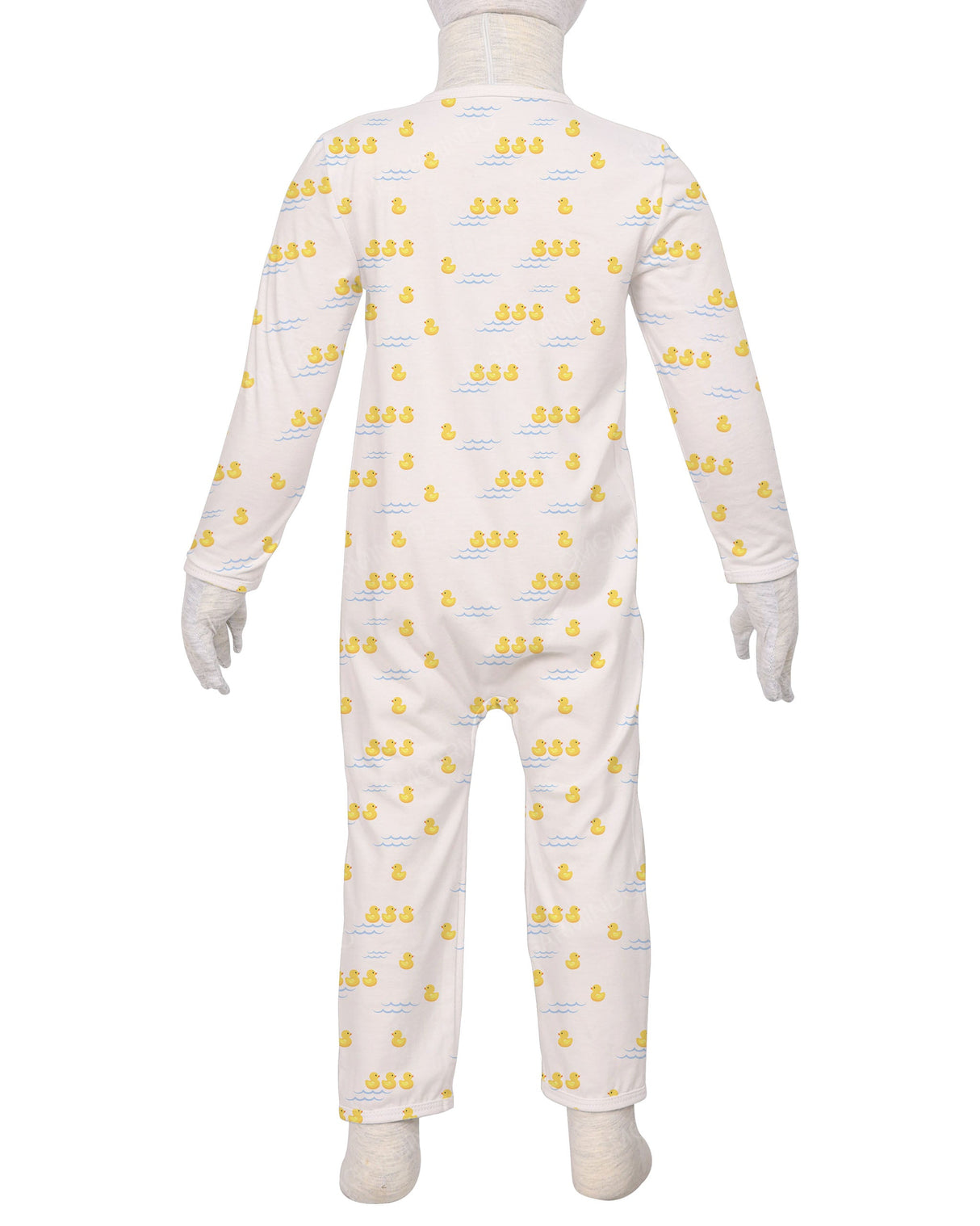 Long Sleeve Binding Zip-Up Pants Onesie