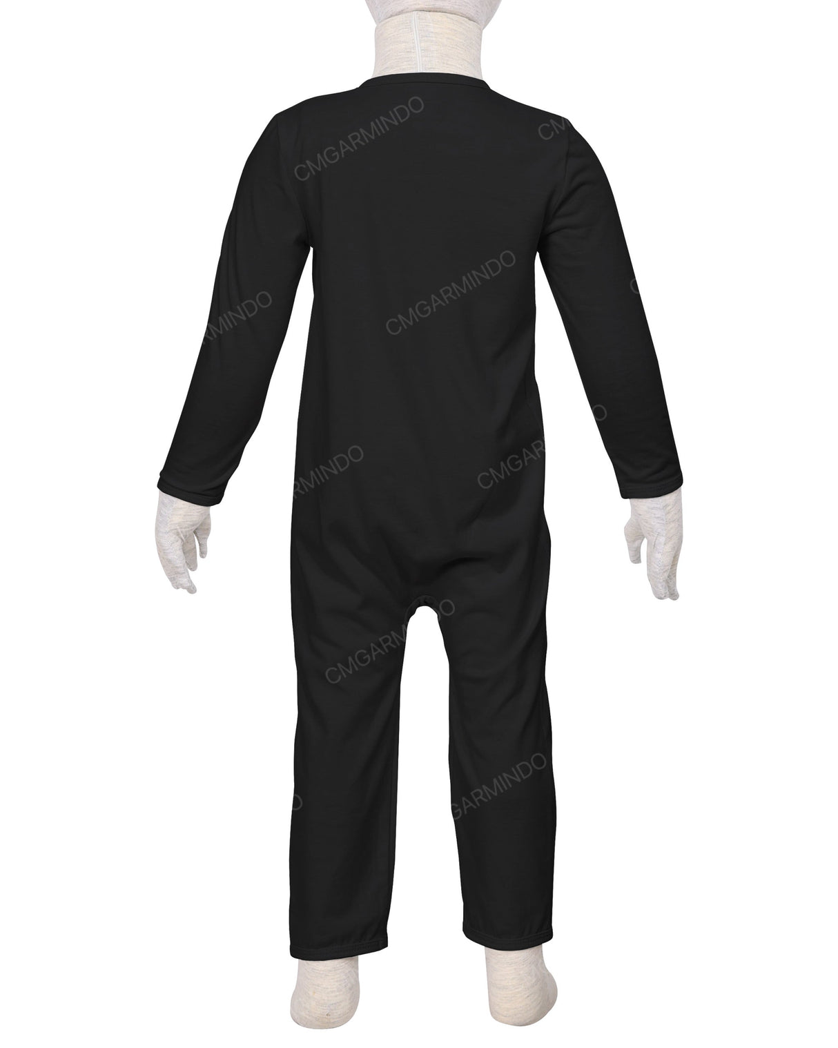 Long Sleeve Binding Zip-Up Pants Onesie