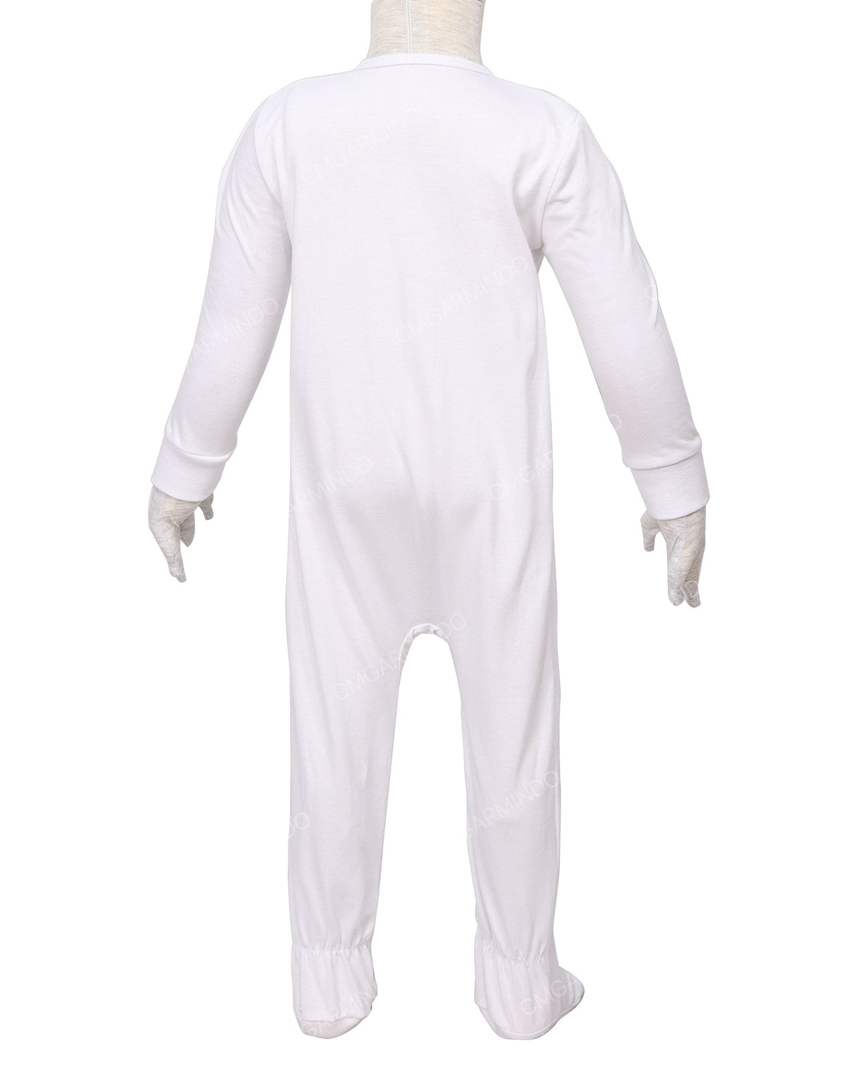 Long Sleeve Zip-Up Pants Feet Onesie