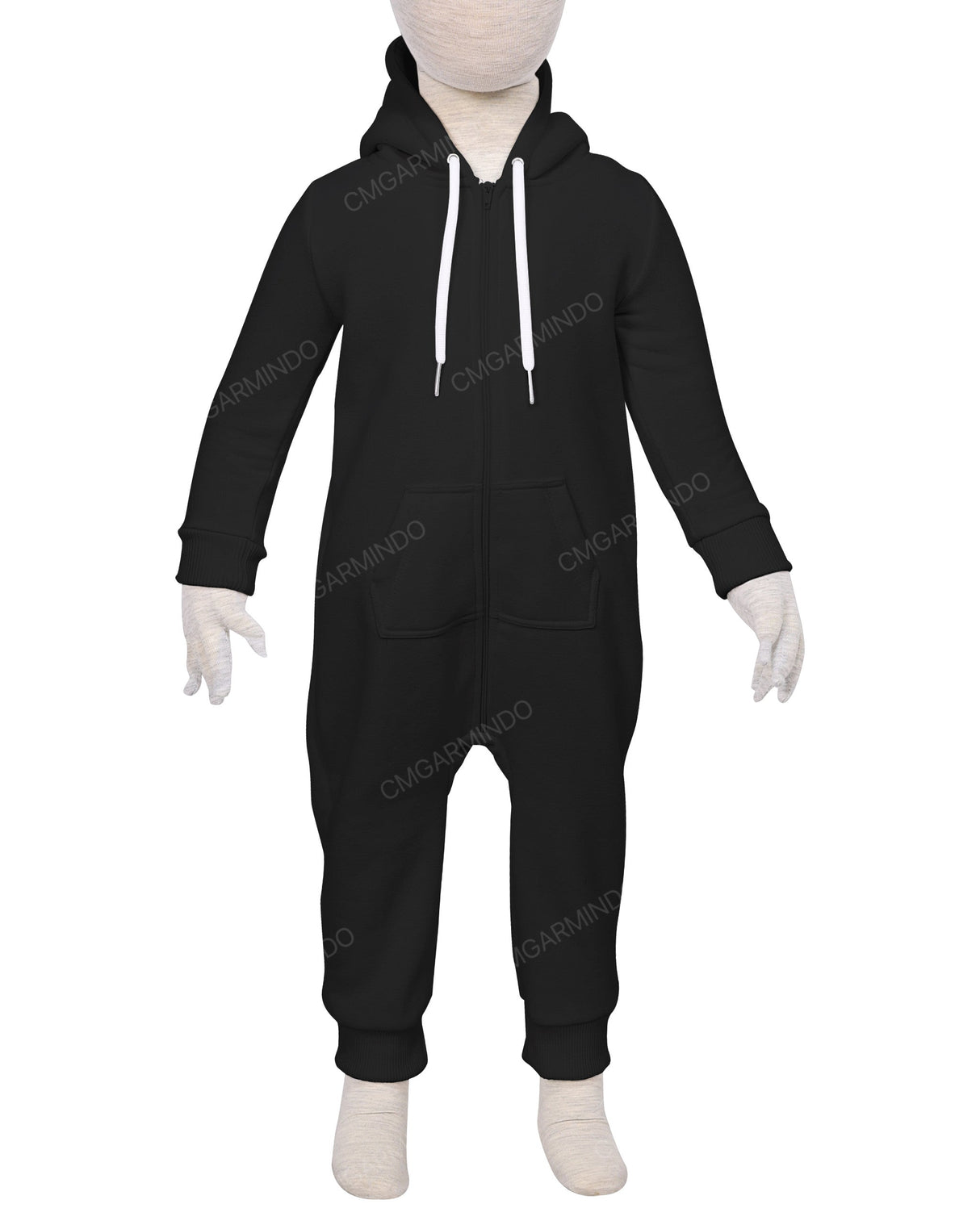 Long Sleeve Hoodie Zip-Up Pants Onesie
