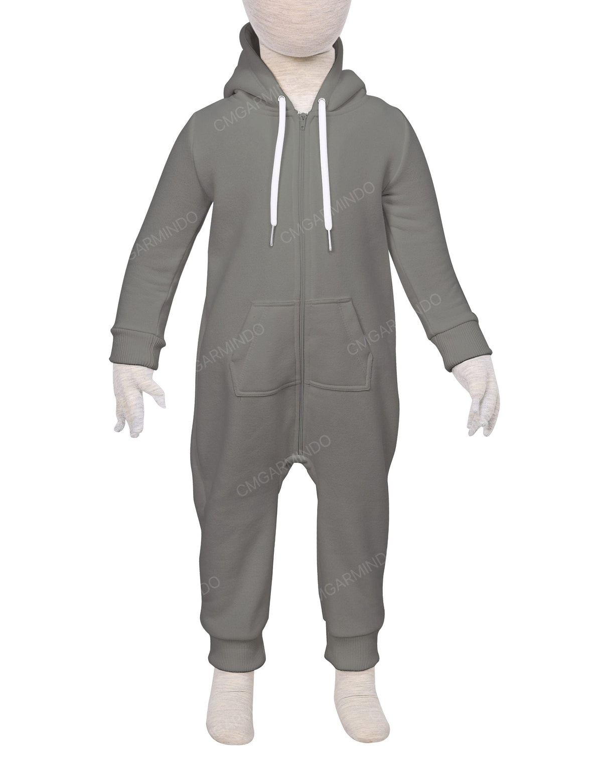 Long Sleeve Hoodie Zip-Up Pants Onesie