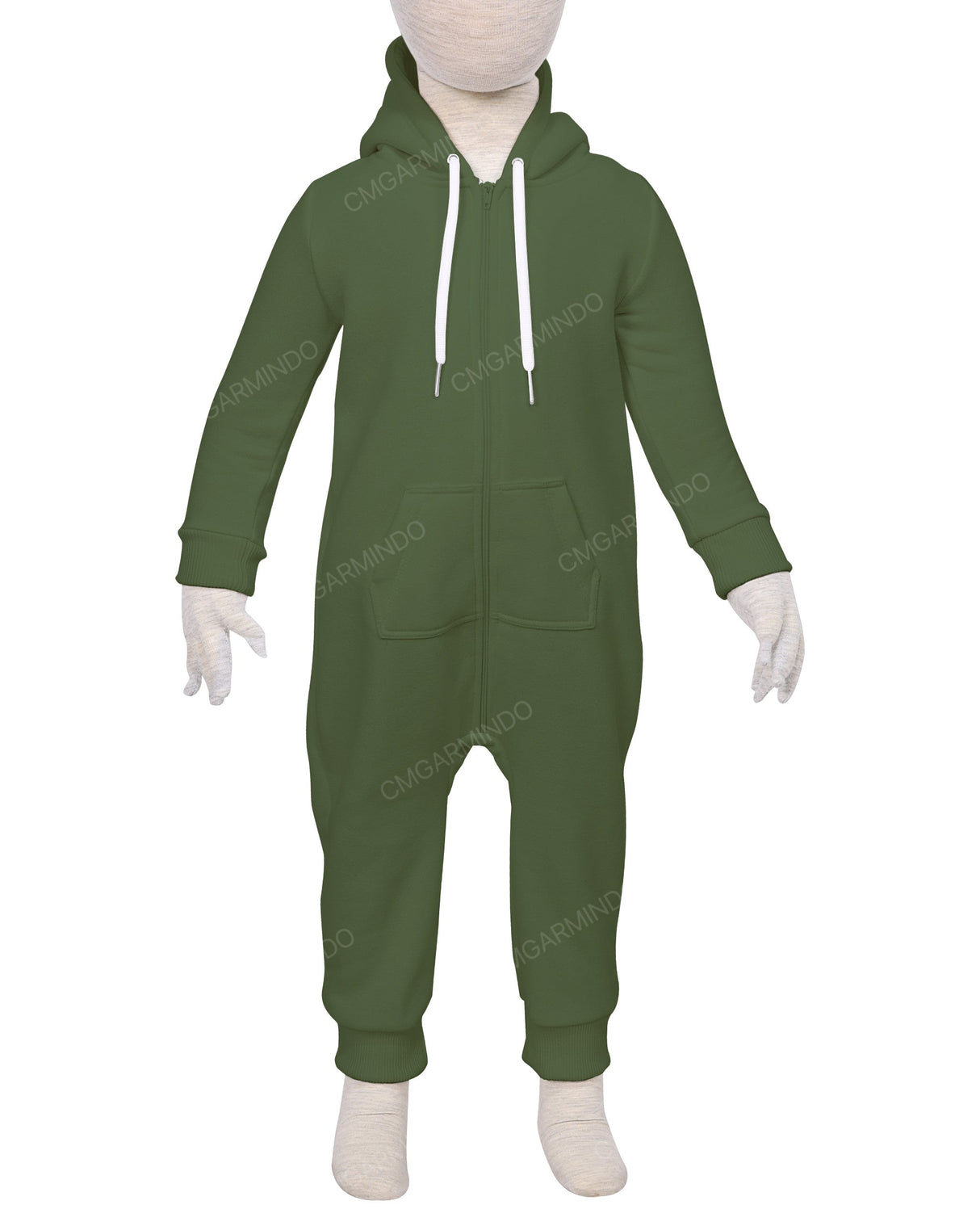 Long Sleeve Hoodie Zip-Up Pants Onesie