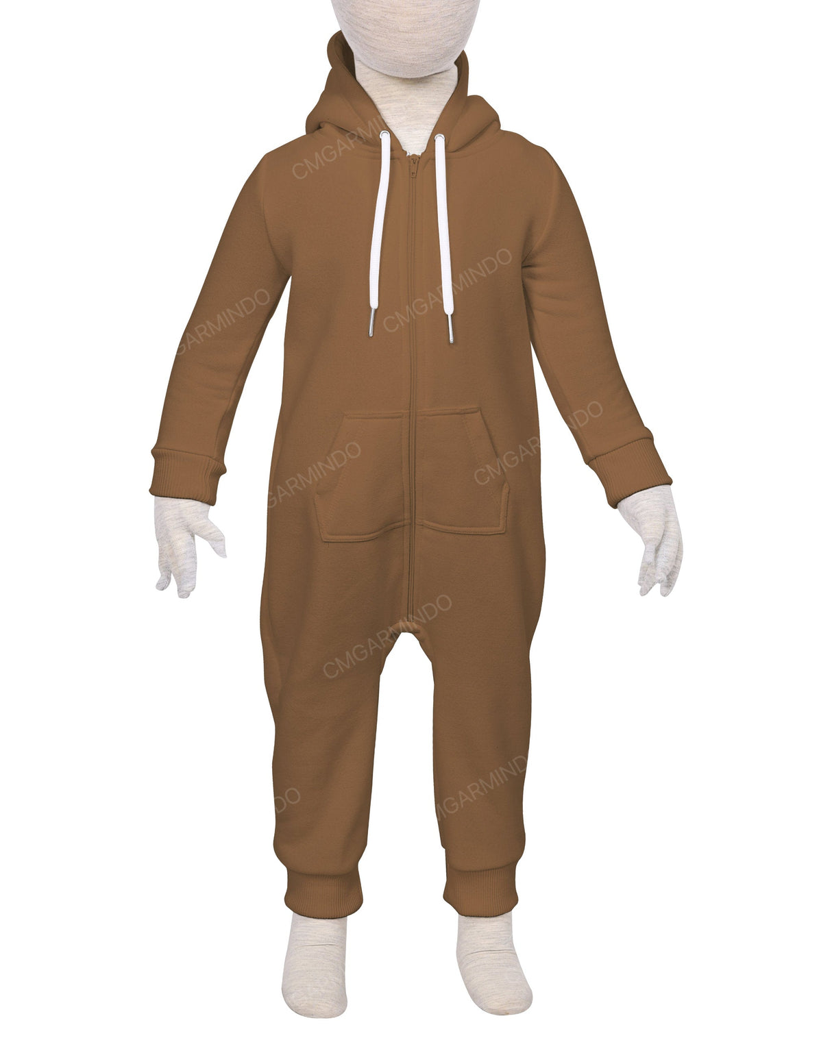Long Sleeve Hoodie Zip-Up Pants Onesie