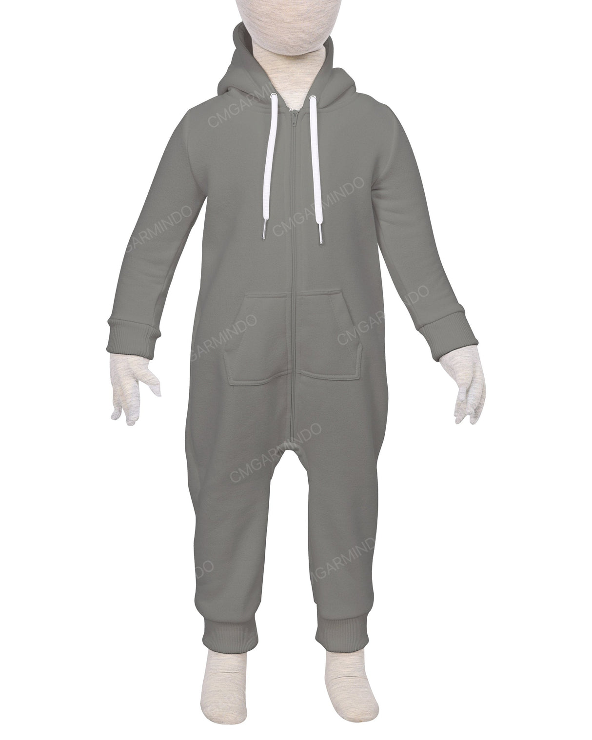 Long Sleeve Hoodie Zip-Up Pants Onesie
