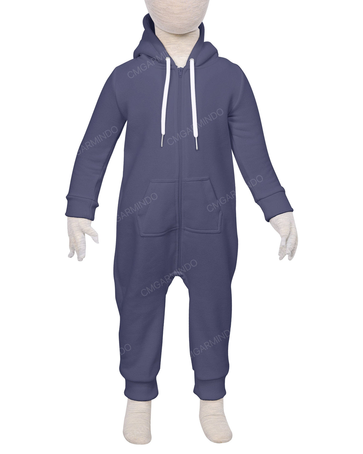 Long Sleeve Hoodie Zip-Up Pants Onesie
