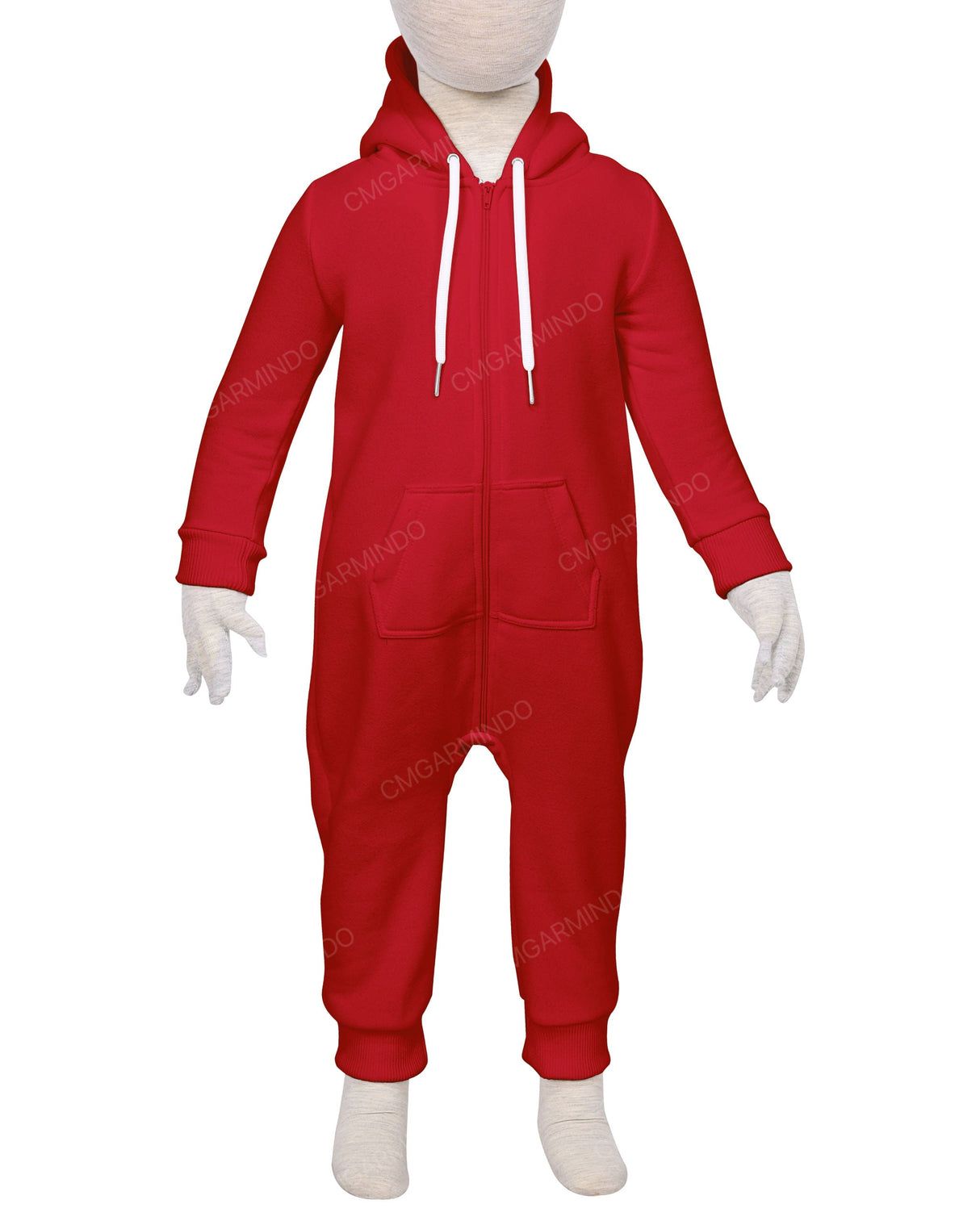 Long Sleeve Hoodie Zip-Up Pants Onesie