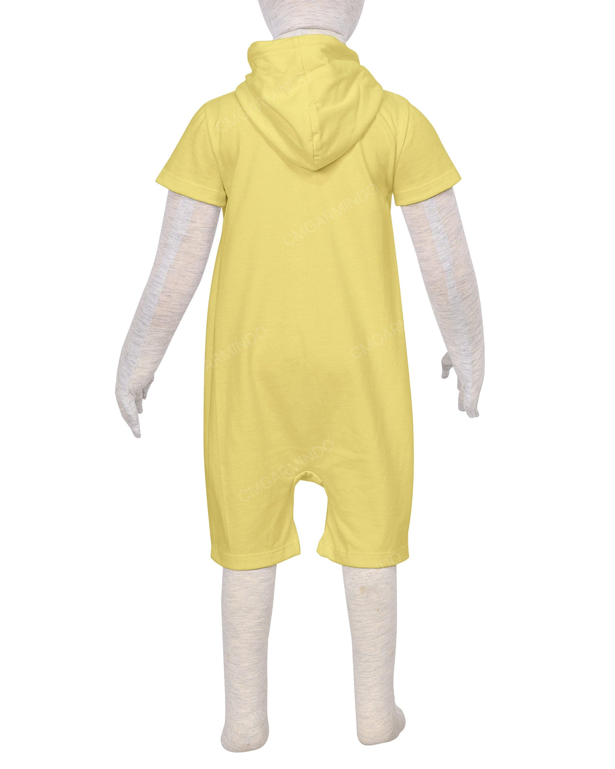 Short Sleeve Hoodie Zip-Up Shorts Onesie