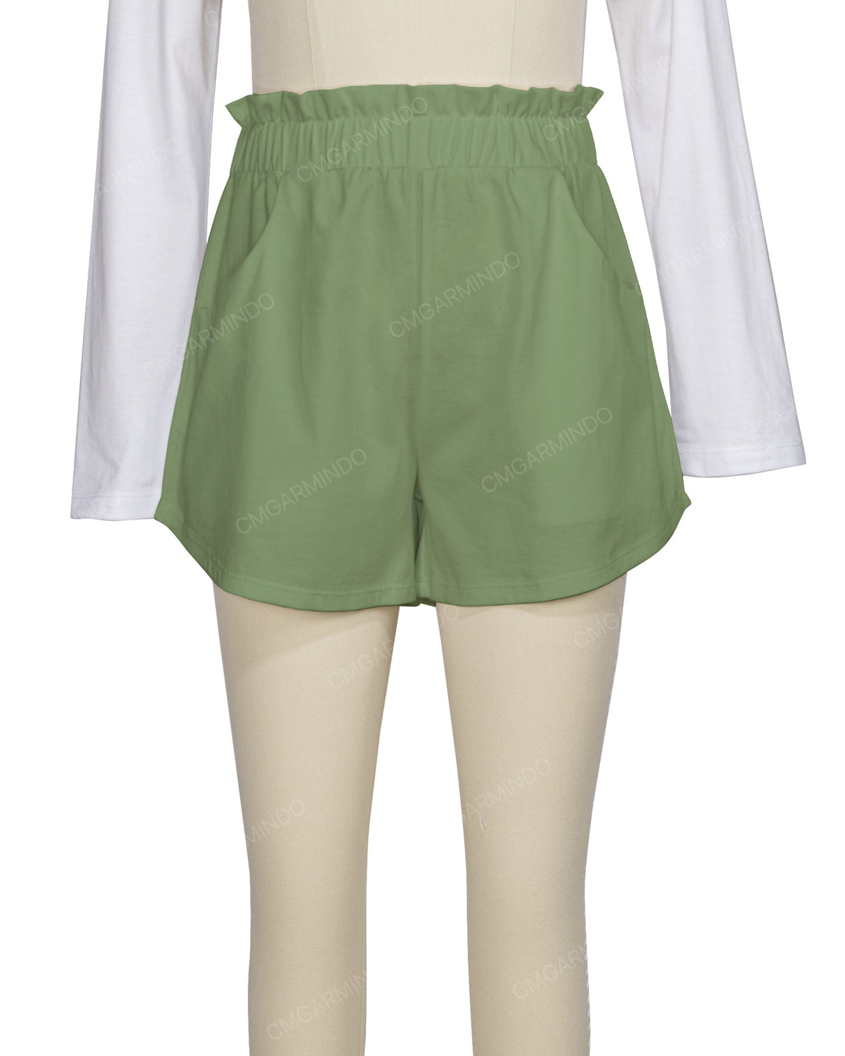 Ruffle Waist Shorts