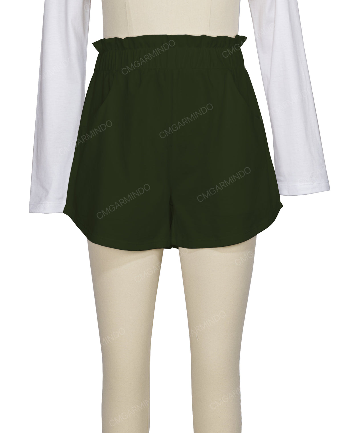 Ruffle Waist Shorts