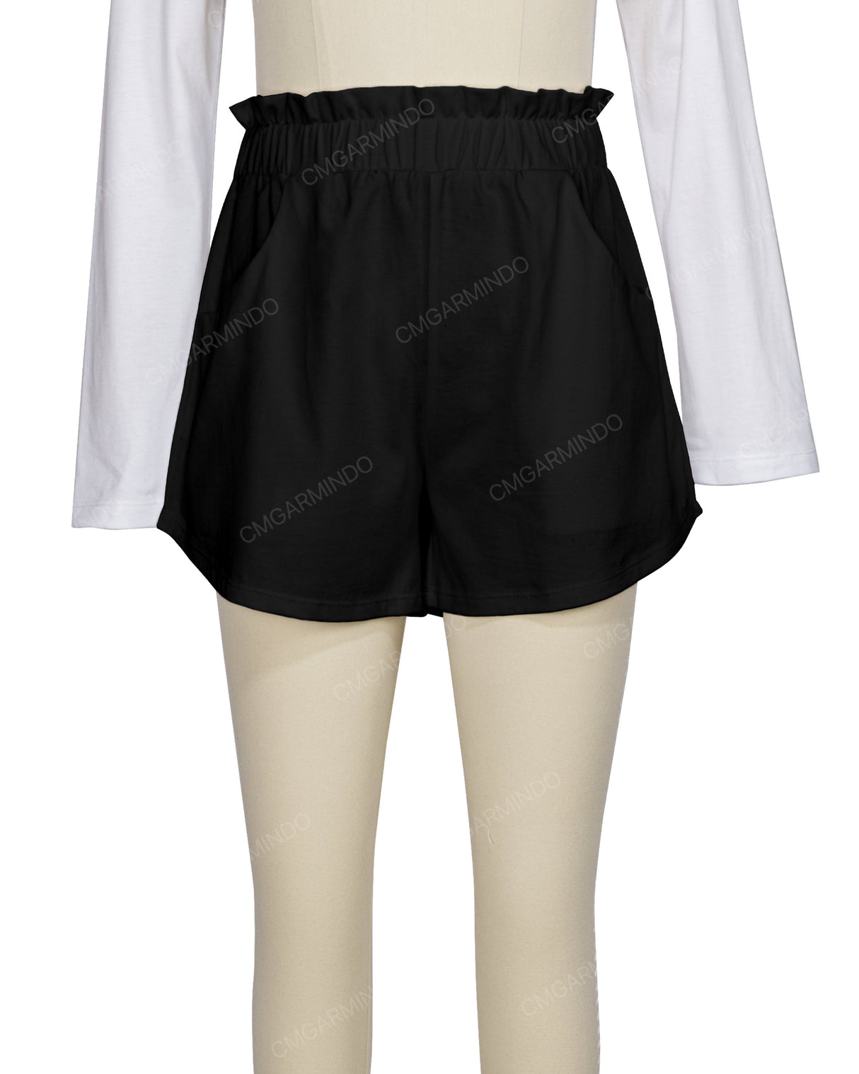 Ruffle Waist Shorts