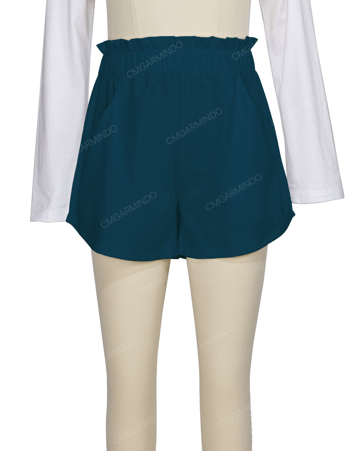 Ruffle Waist Shorts