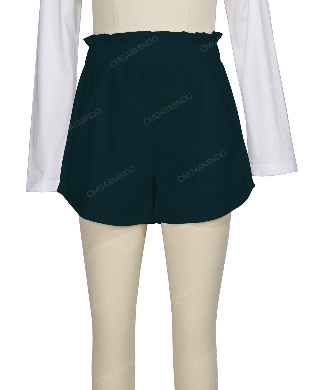 Ruffle Waist Shorts