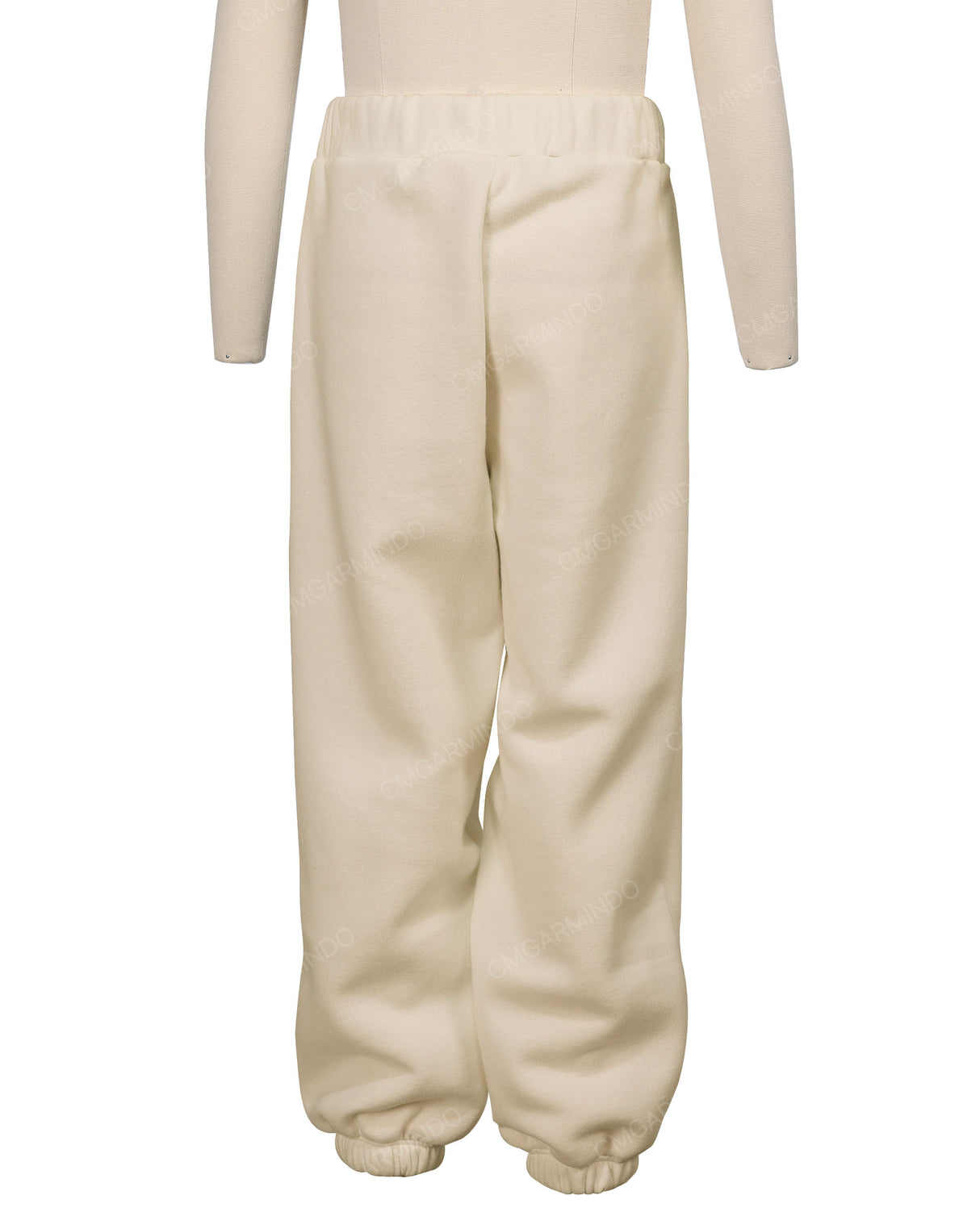 Elastic Folded Hem Sweatpants