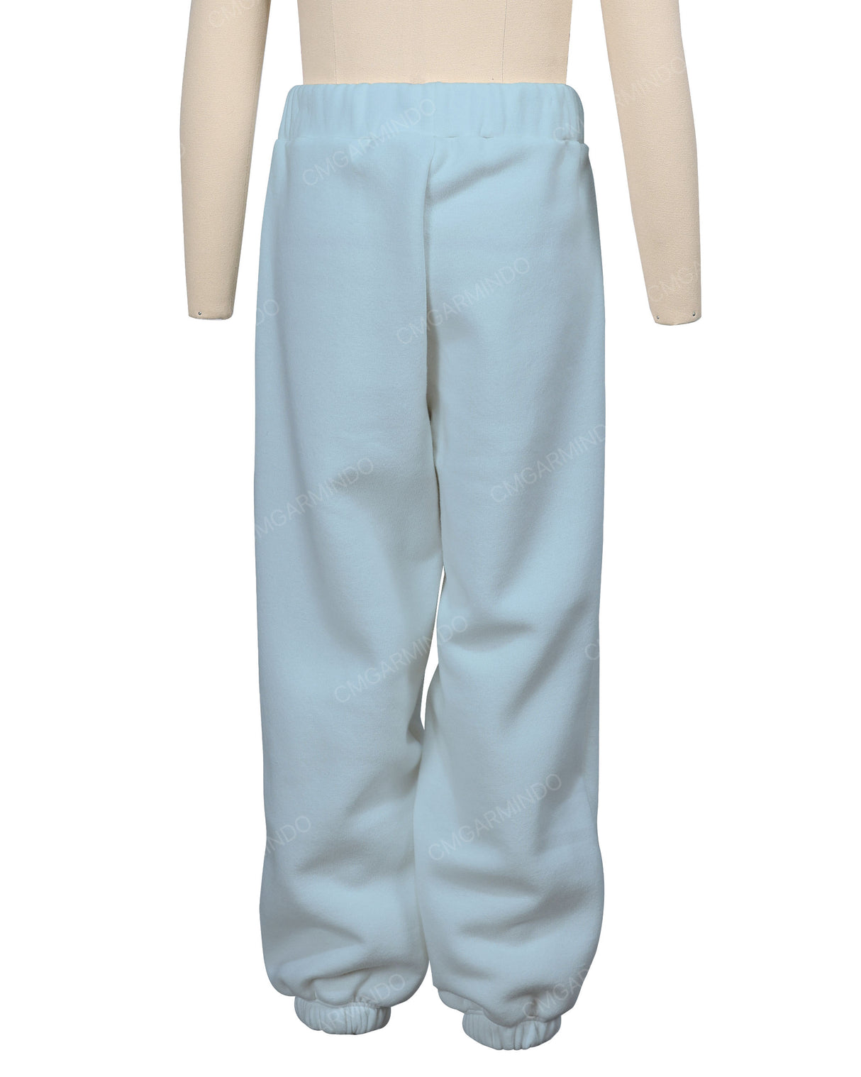 Elastic Folded Hem Sweatpants