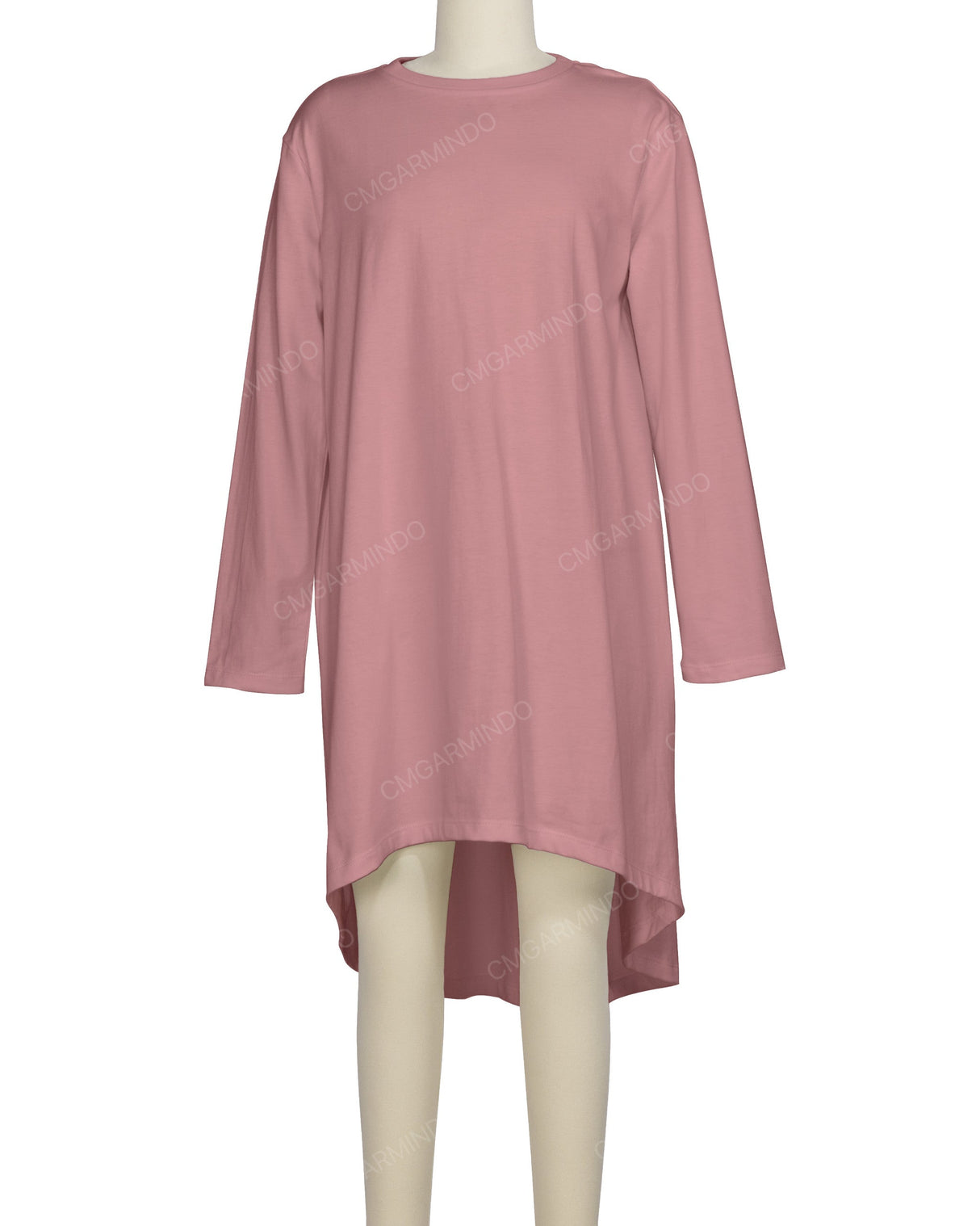 Long Sleeve Asymmetrical Dress