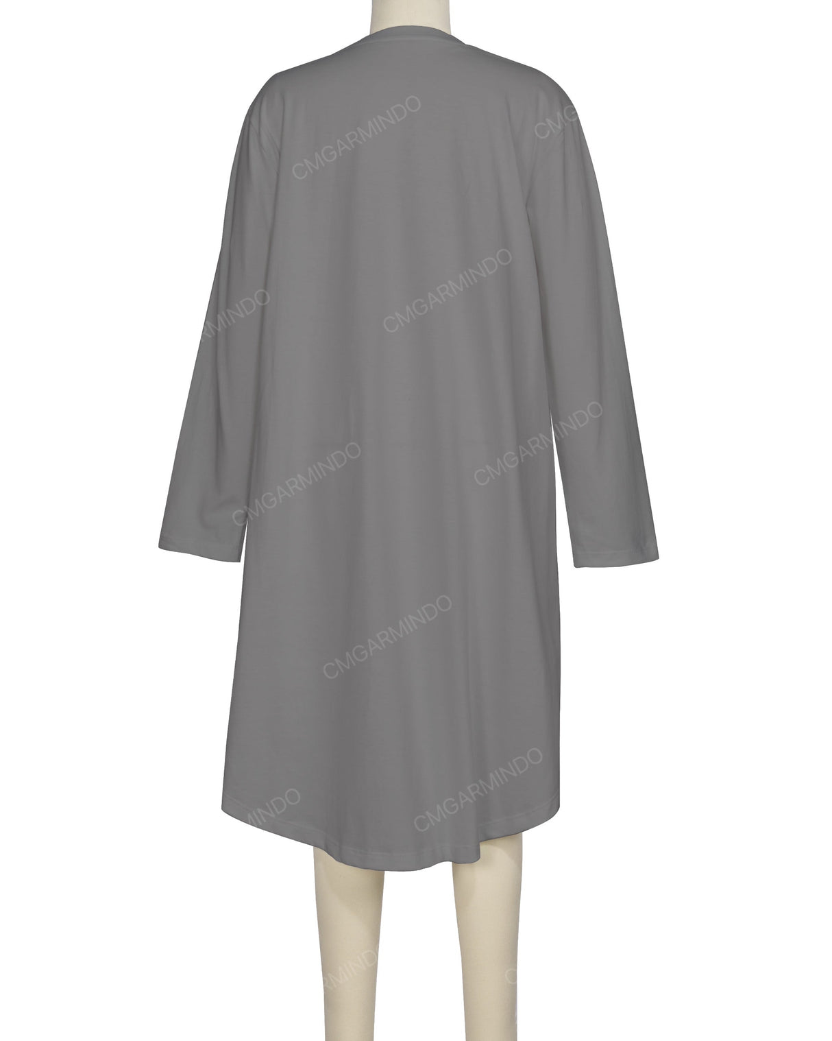 Long Sleeve Asymmetrical Dress