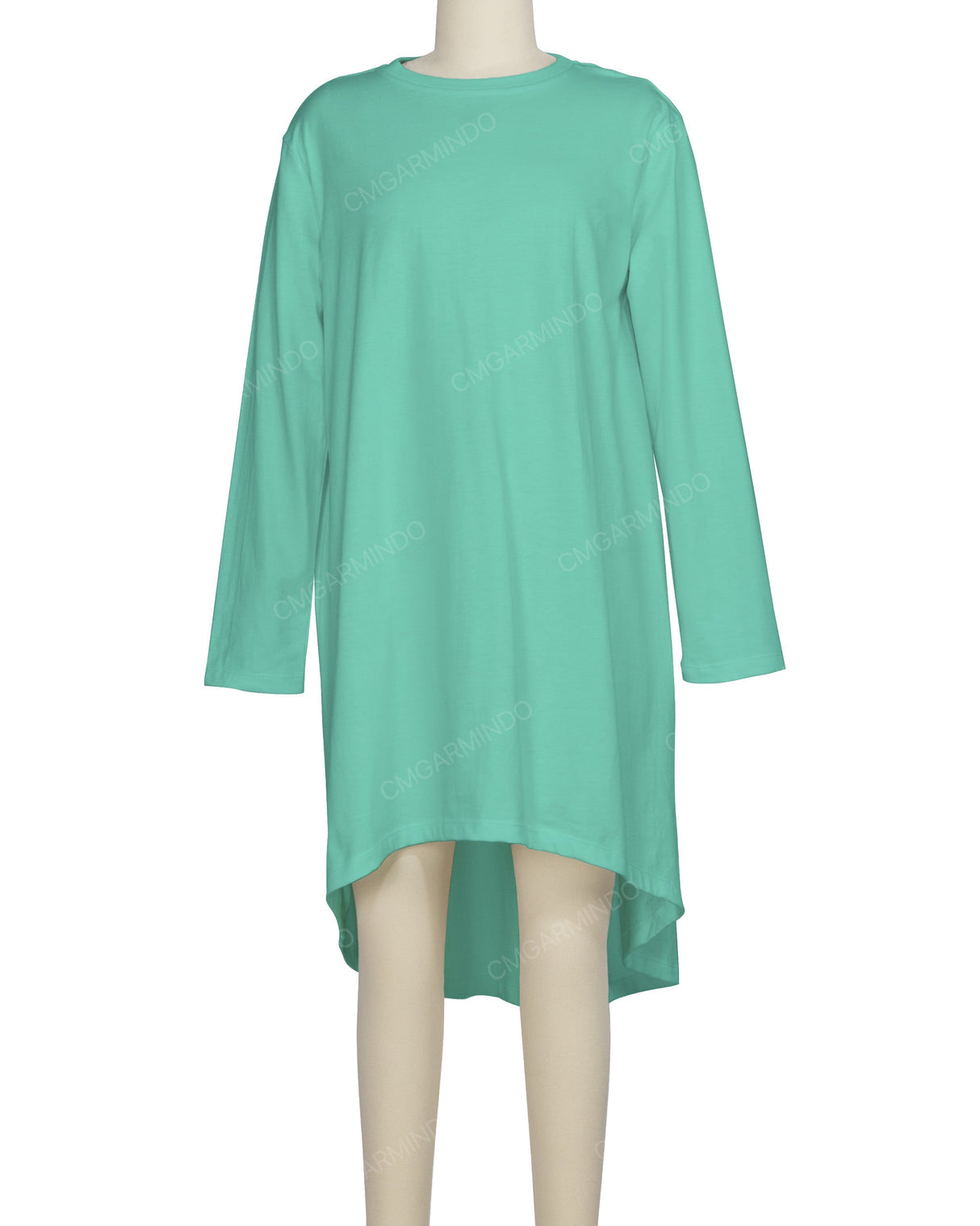 Long Sleeve Asymmetrical Dress