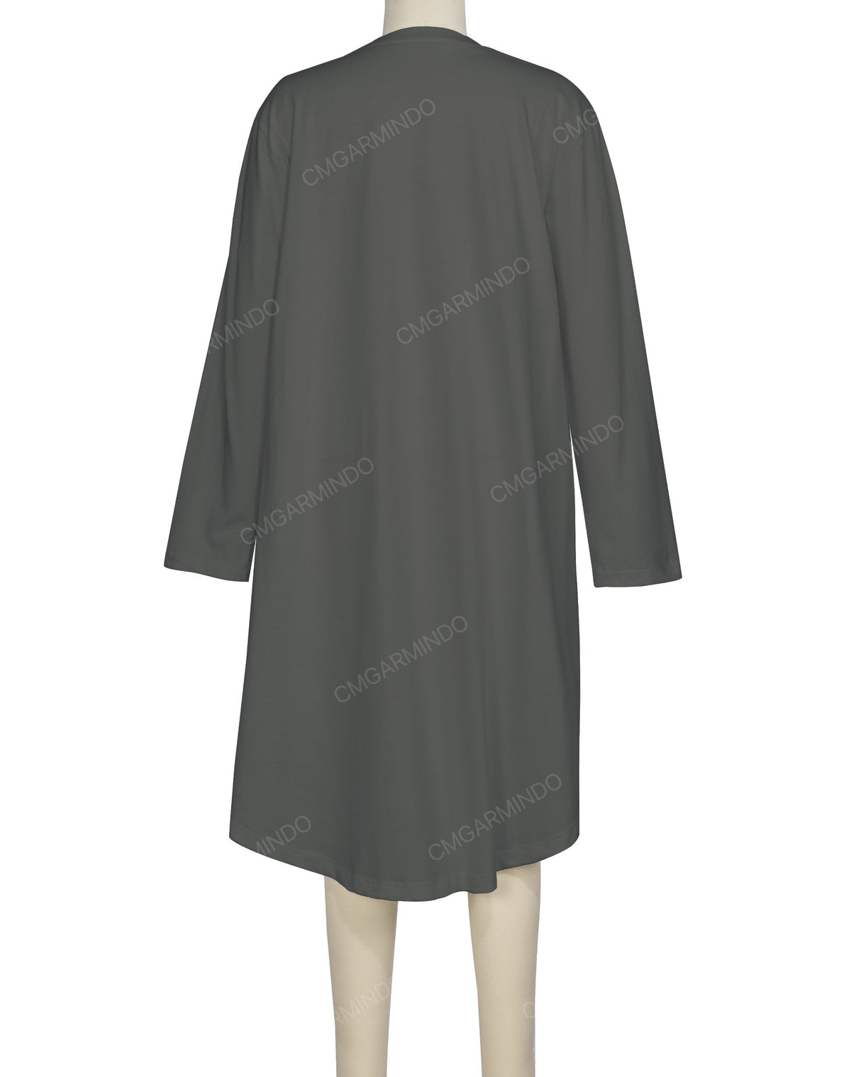 Long Sleeve Asymmetrical Dress