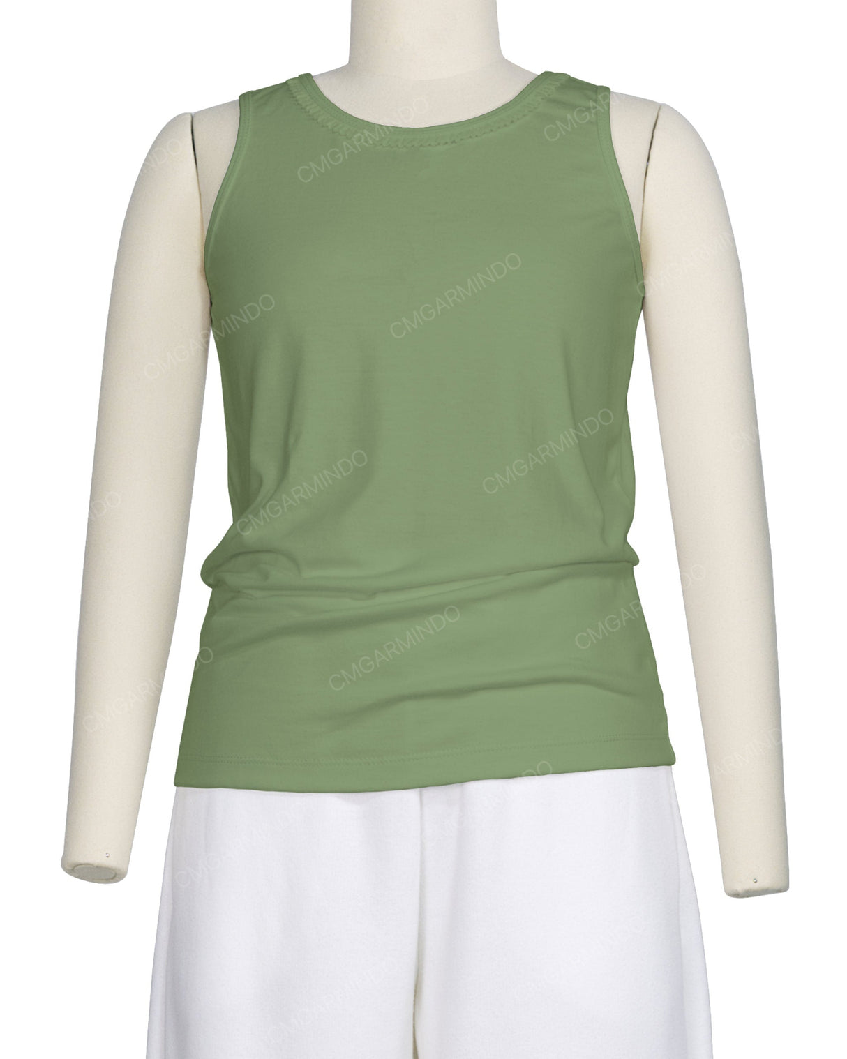 Frill Neck Tank Top