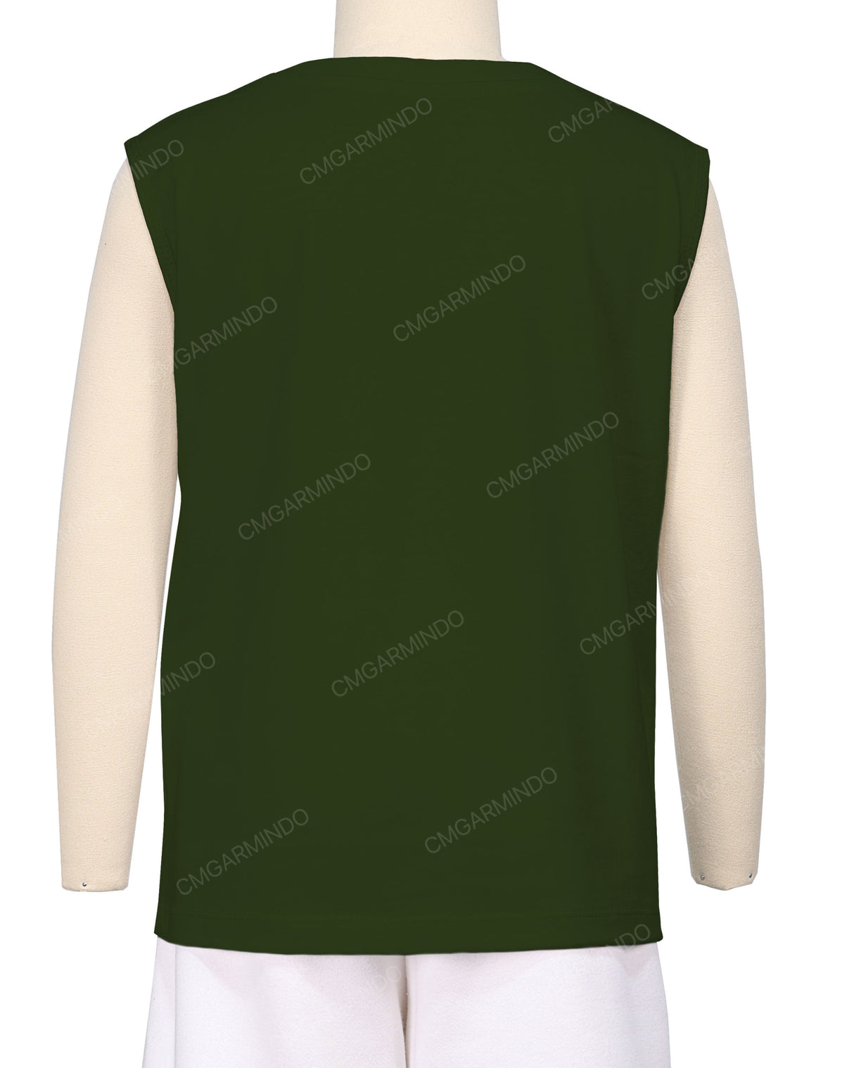 Sleeveless Crew Neck T-Shirt