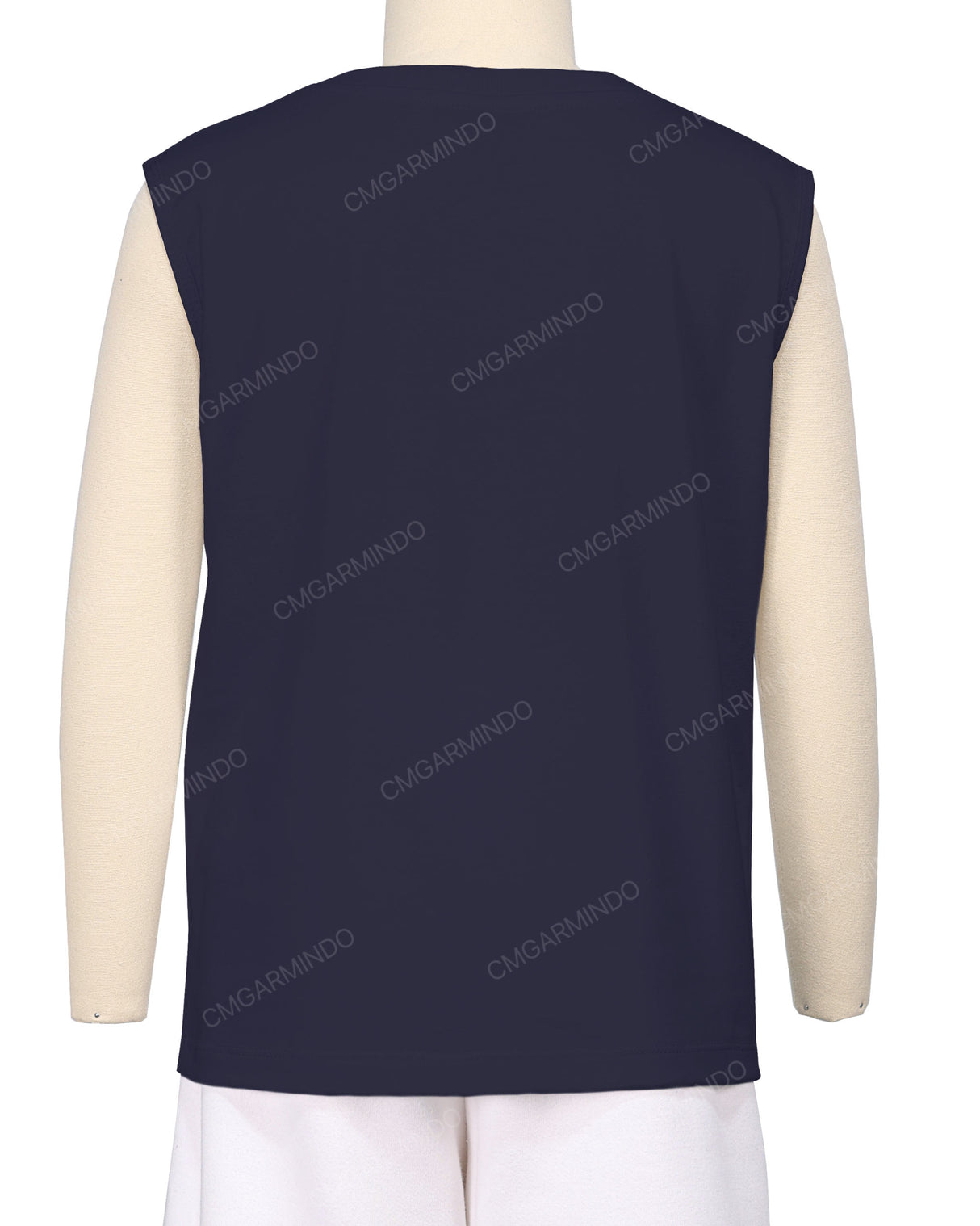 Sleeveless Crew Neck T-Shirt
