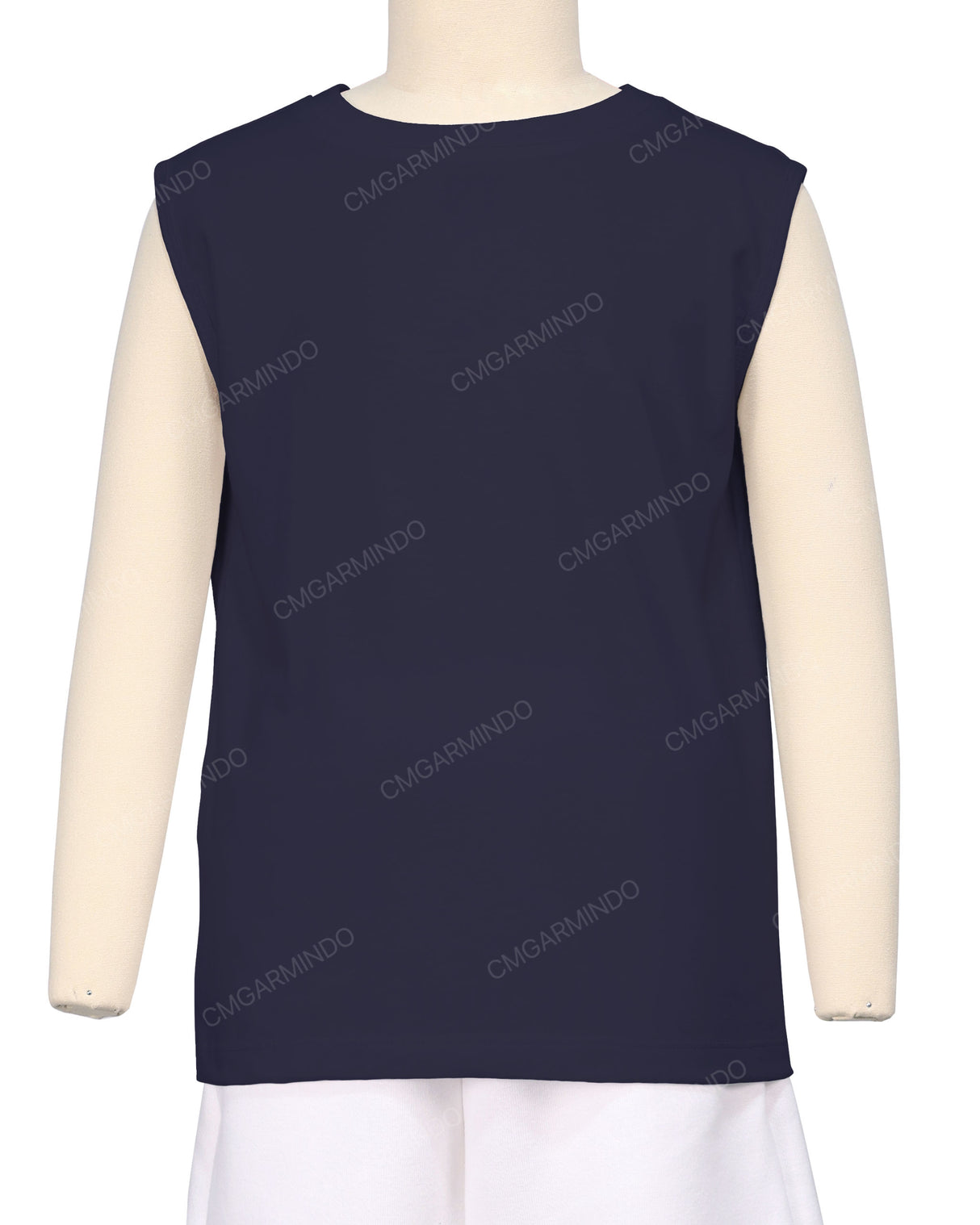 Sleeveless Crew Neck T-Shirt
