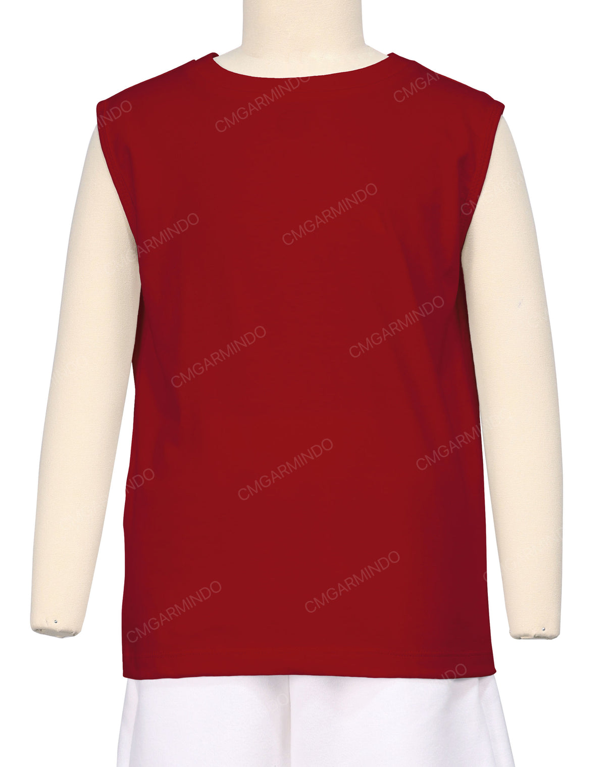 Sleeveless Crew Neck T-Shirt