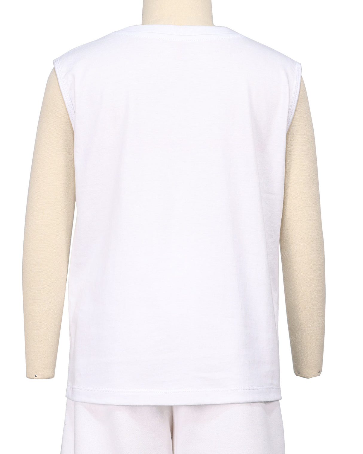 Sleeveless Crew Neck T-Shirt