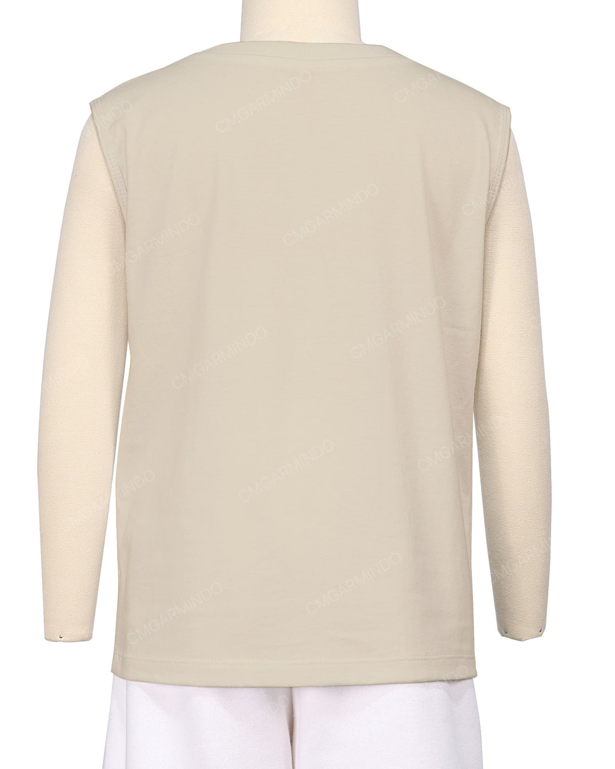 Sleeveless Crew Neck T-Shirt