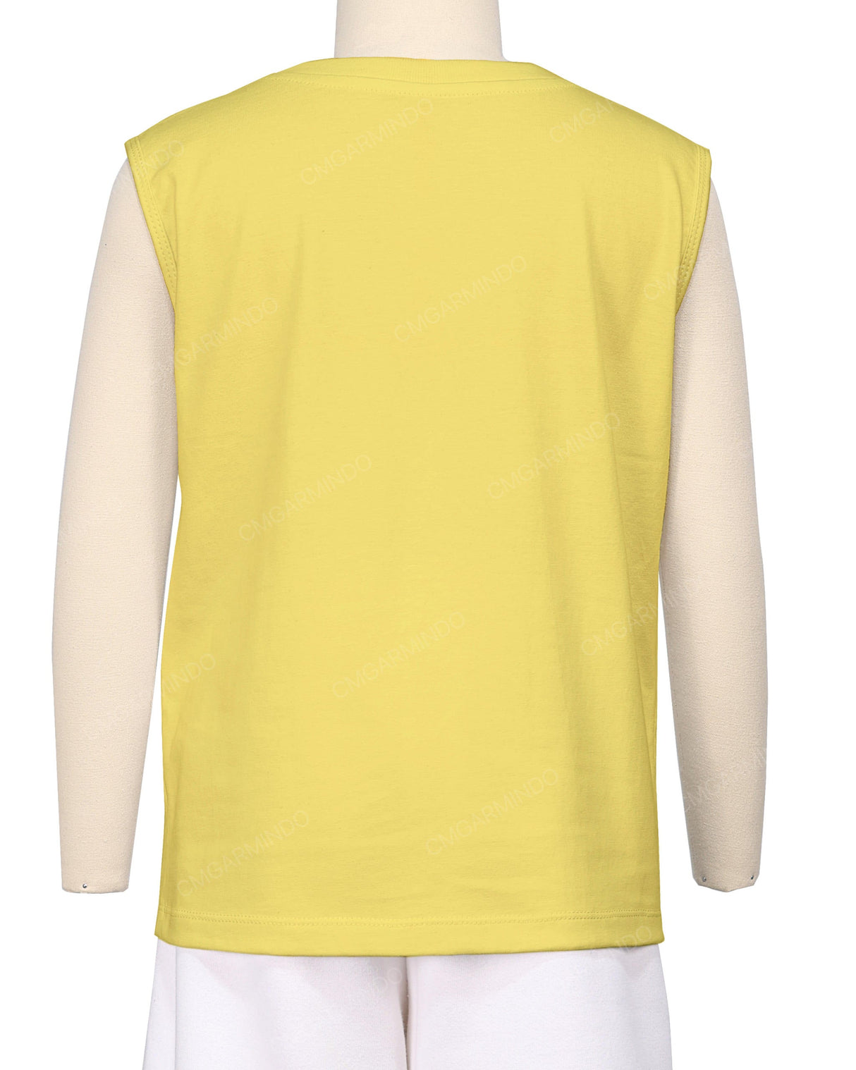 Sleeveless Crew Neck T-Shirt