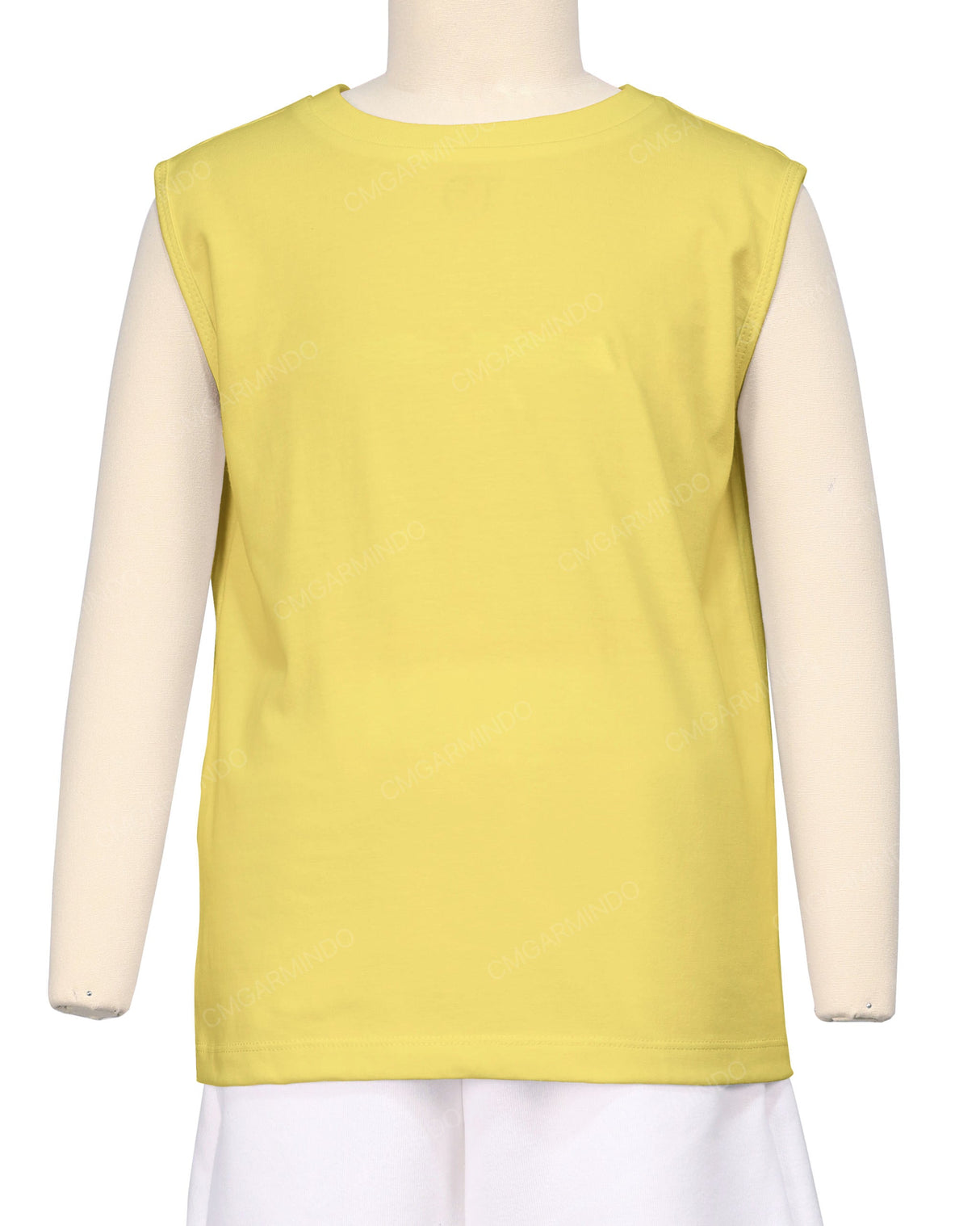 Sleeveless Crew Neck T-Shirt