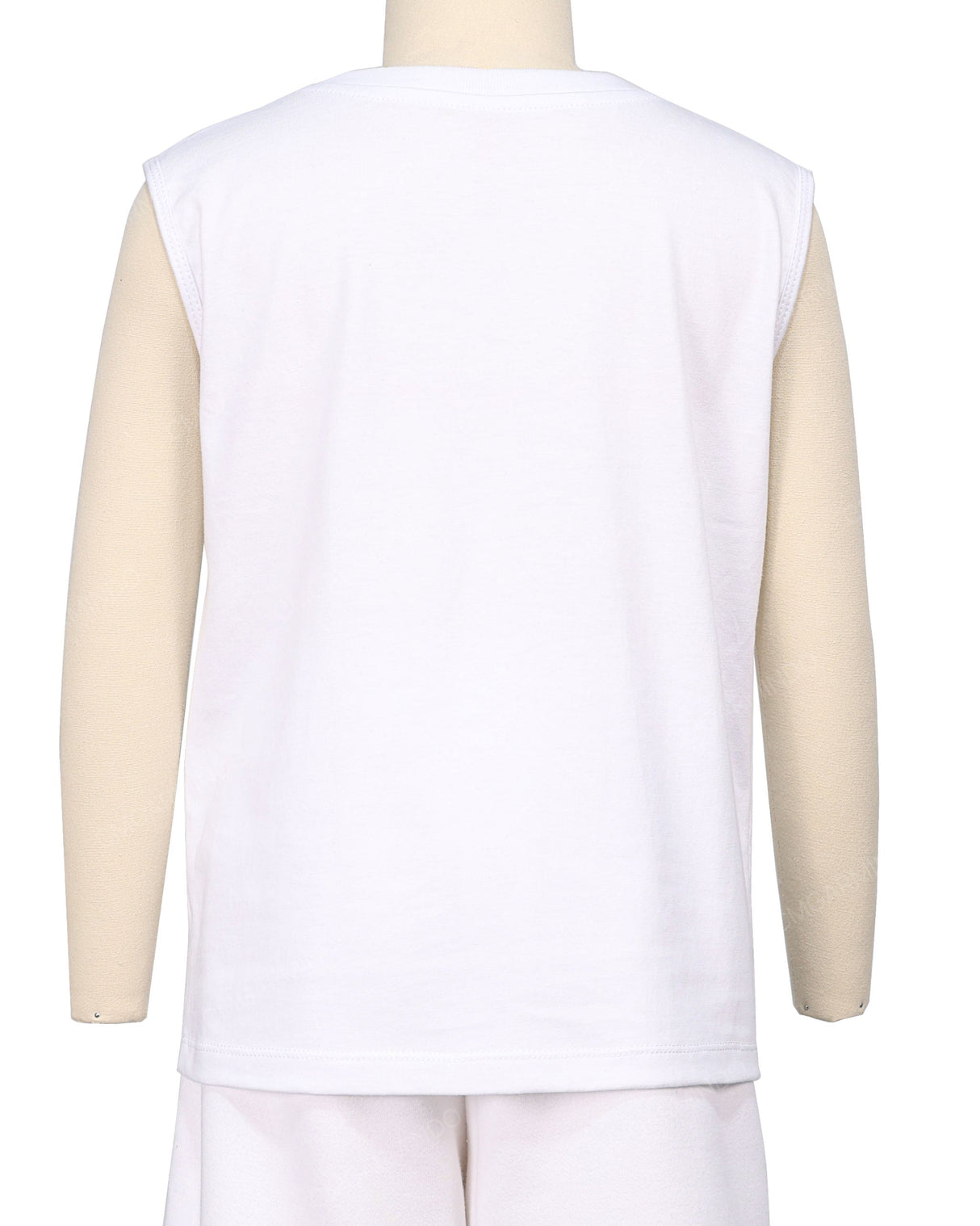 Sleeveless Crew Neck T-Shirt