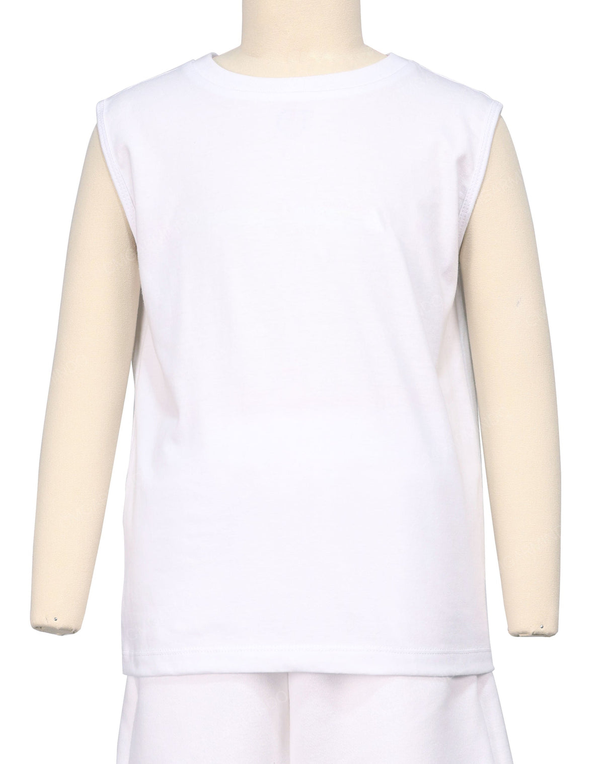 Sleeveless Crew Neck T-Shirt
