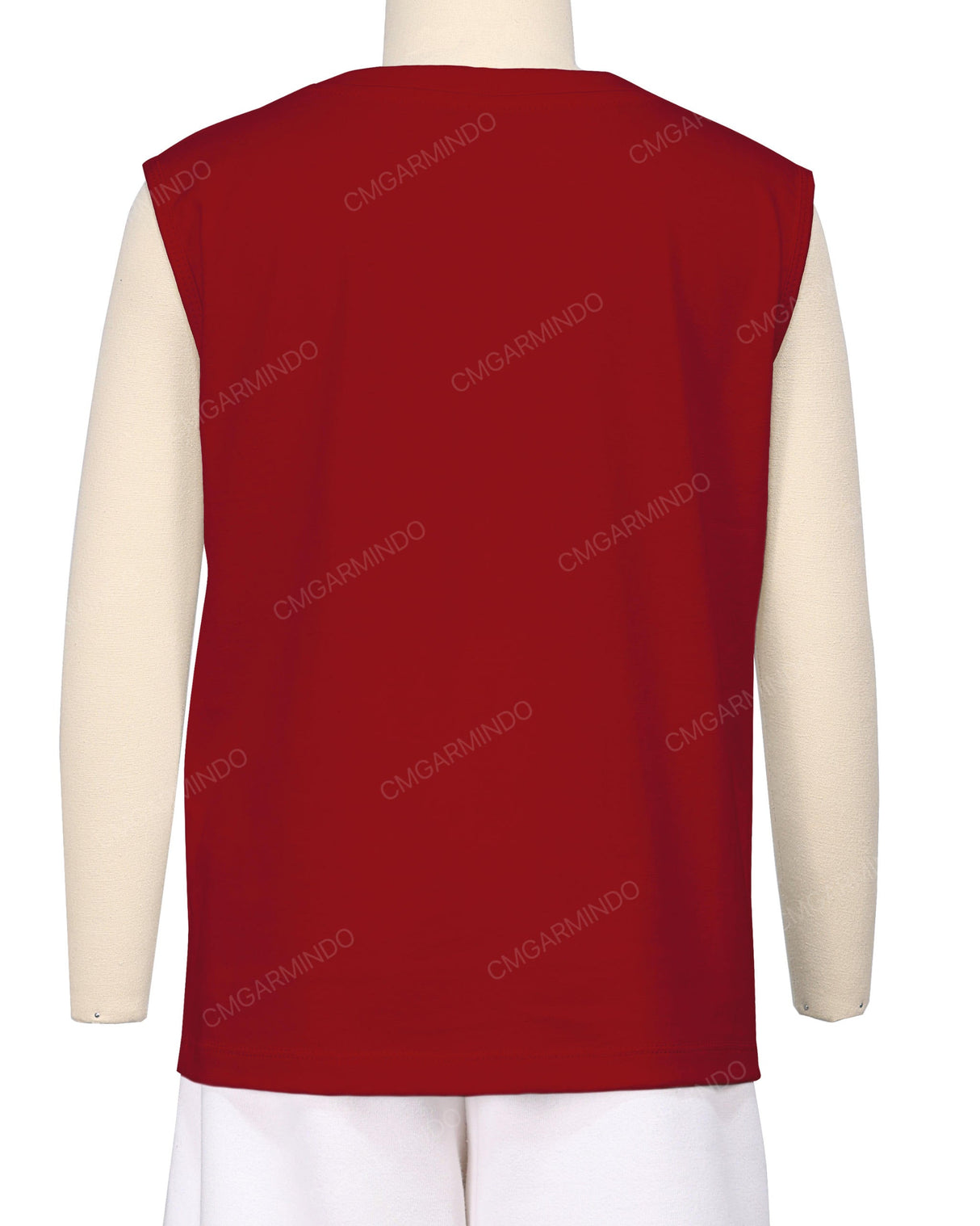 Sleeveless Crew Neck T-Shirt