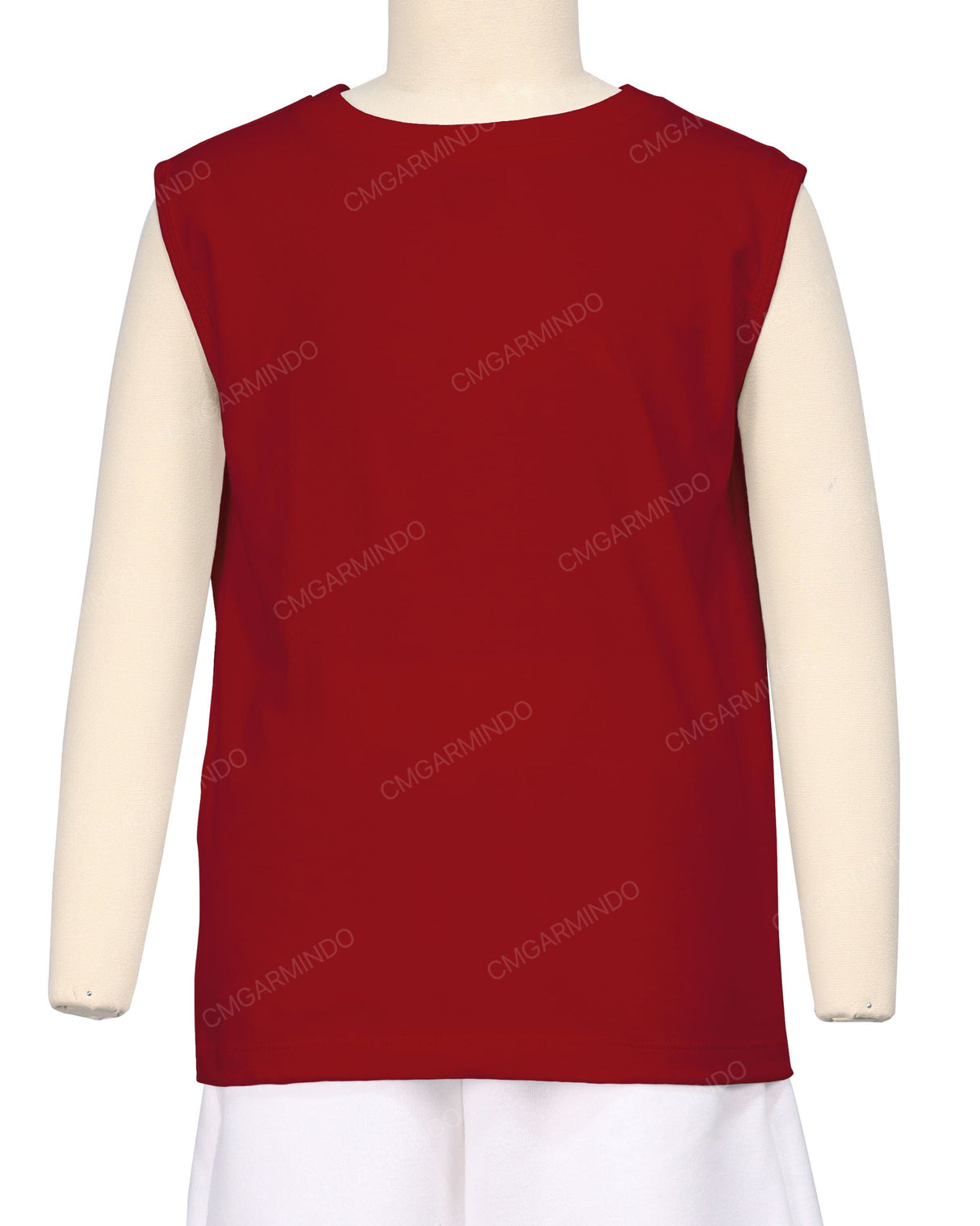 Sleeveless Crew Neck T-Shirt