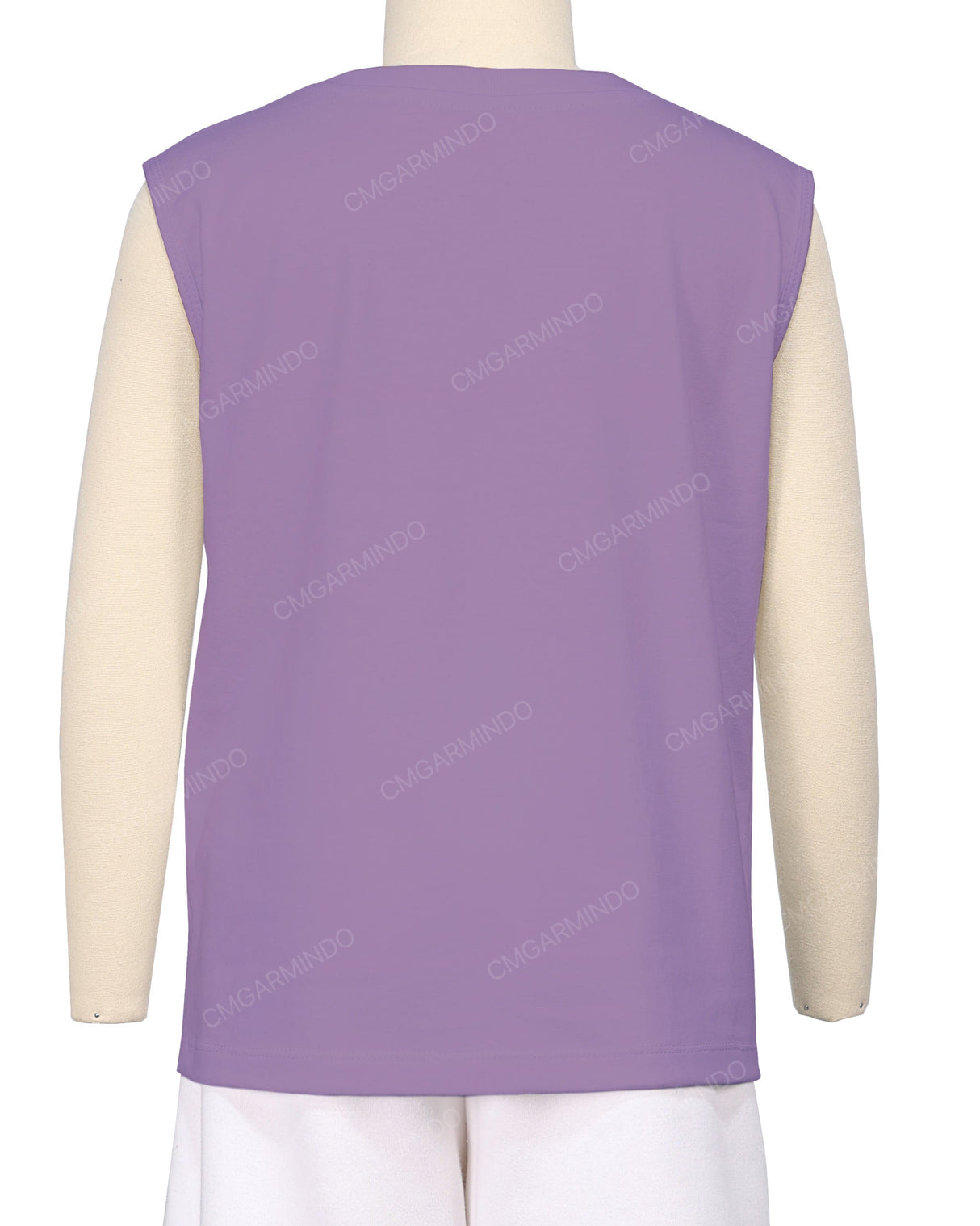Sleeveless Crew Neck T-Shirt