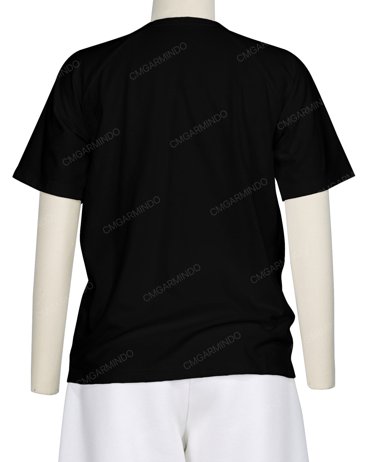 Button Shoulder Raglan T-Shirt