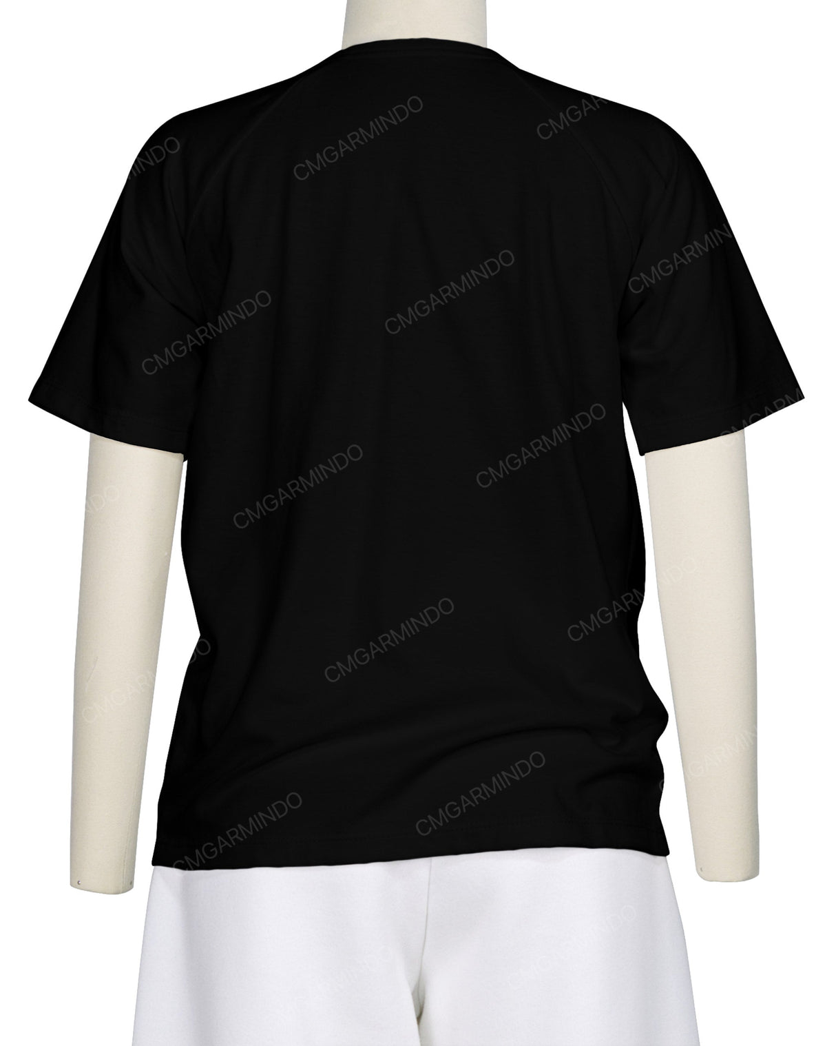 Button Shoulder Raglan T-Shirt