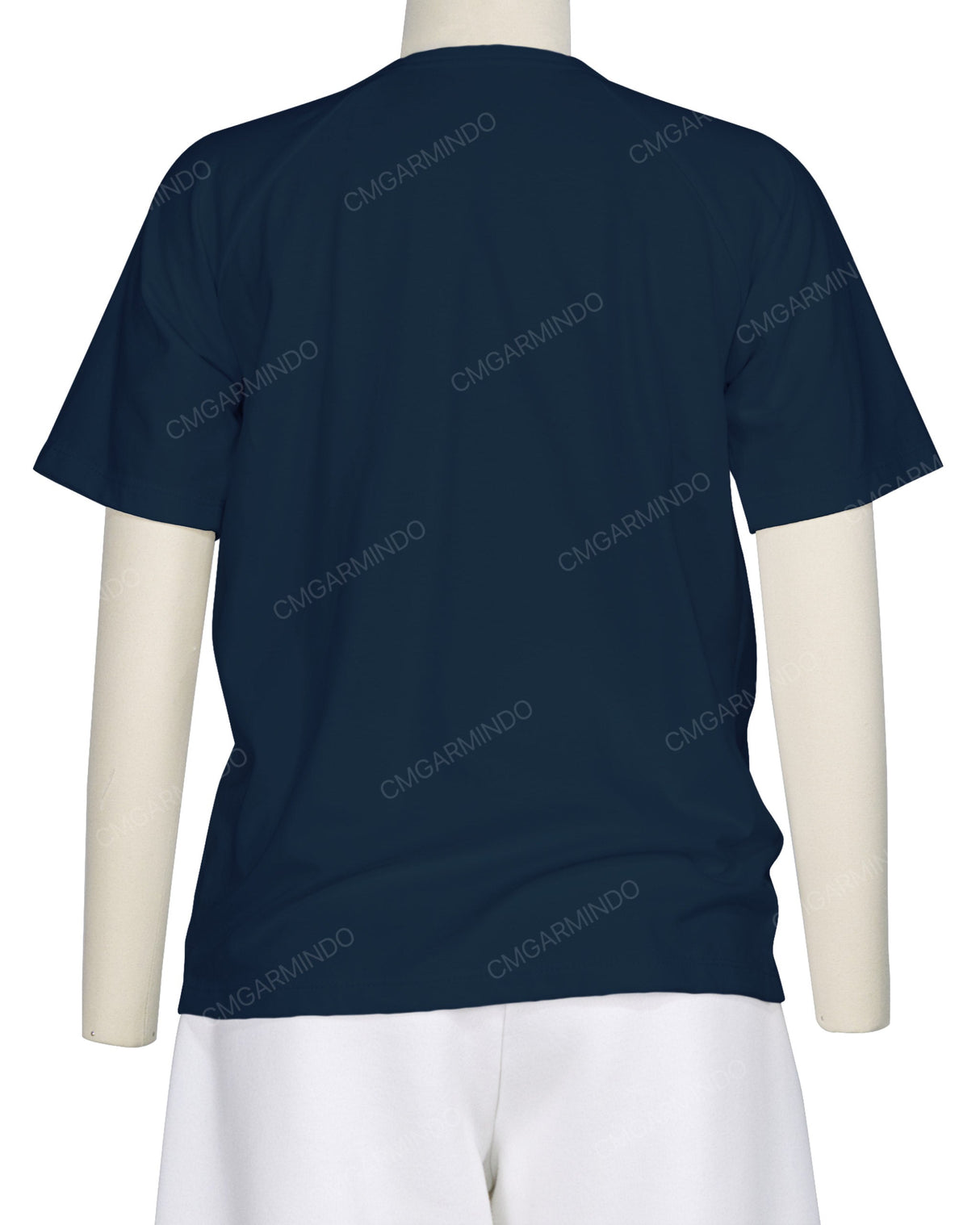 Button Shoulder Raglan T-Shirt