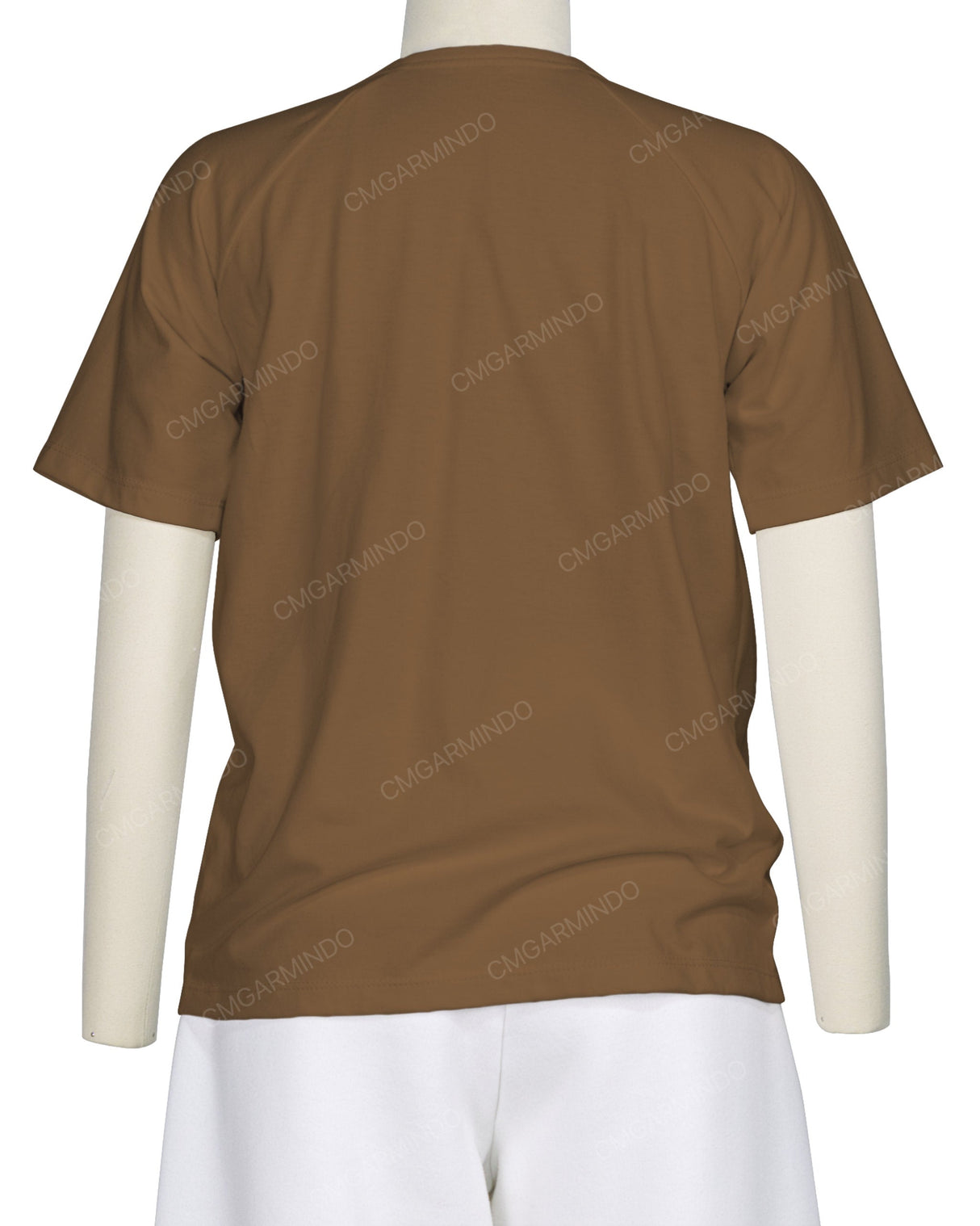 Button Shoulder Raglan T-Shirt