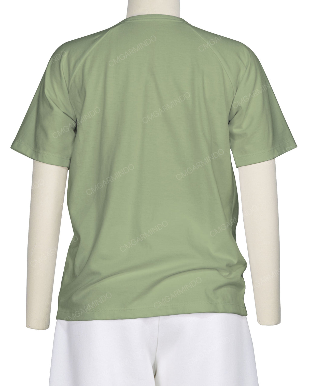 Button Shoulder Raglan T-Shirt