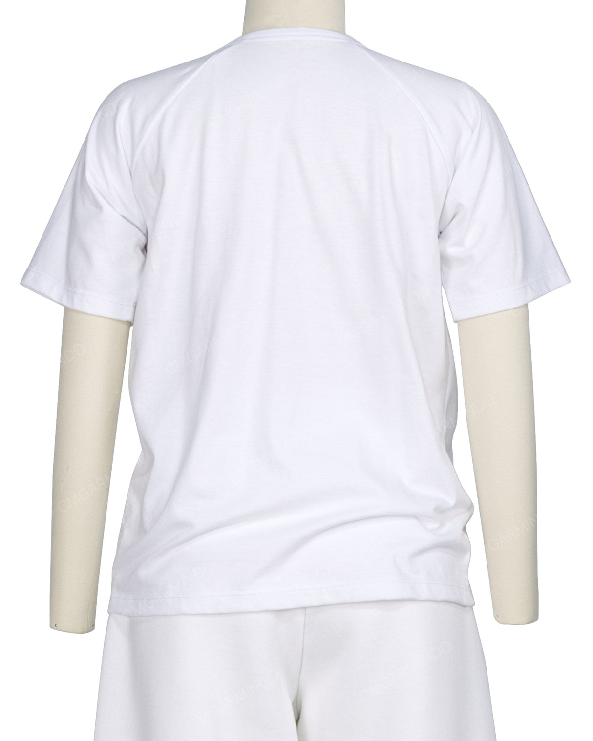 Button Shoulder Raglan T-Shirt