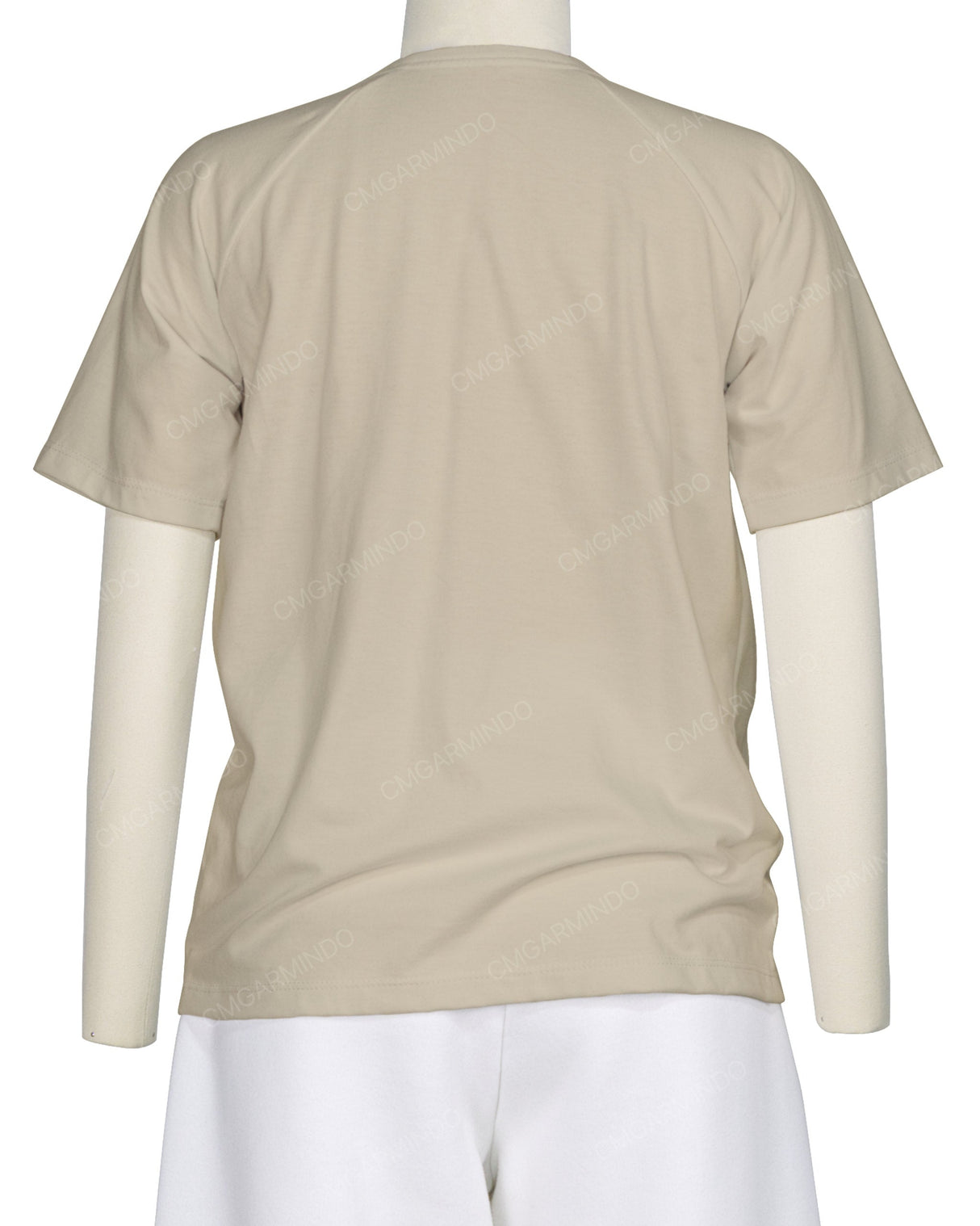 Button Shoulder Raglan T-Shirt