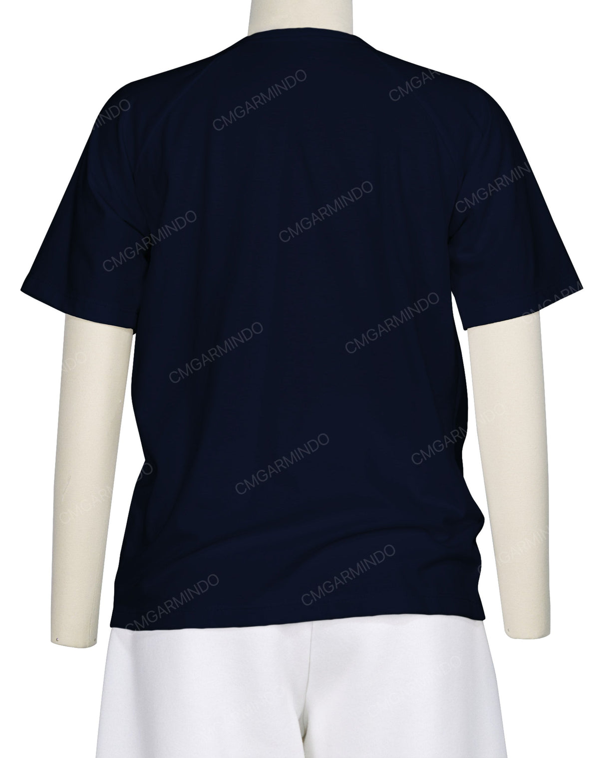 Button Shoulder Raglan T-Shirt