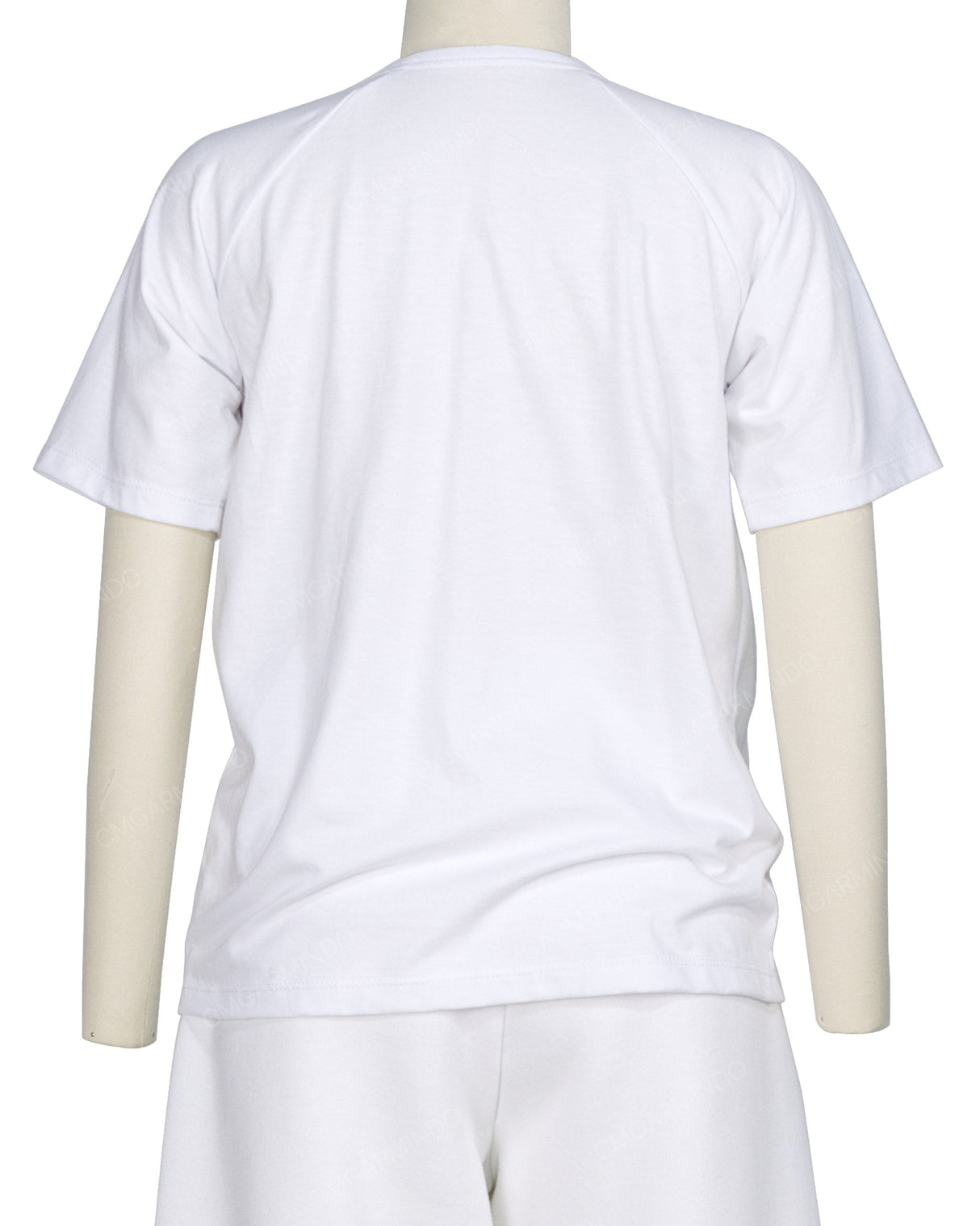 Button Shoulder Raglan T-Shirt