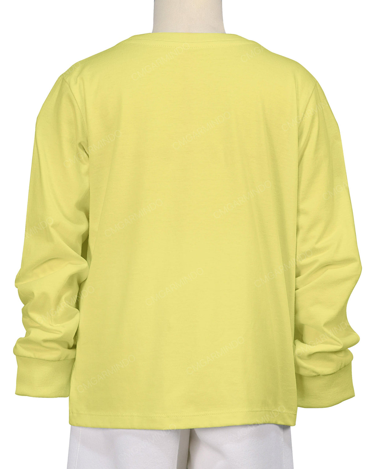 Ribbed Trim Long Sleeve T-Shirt