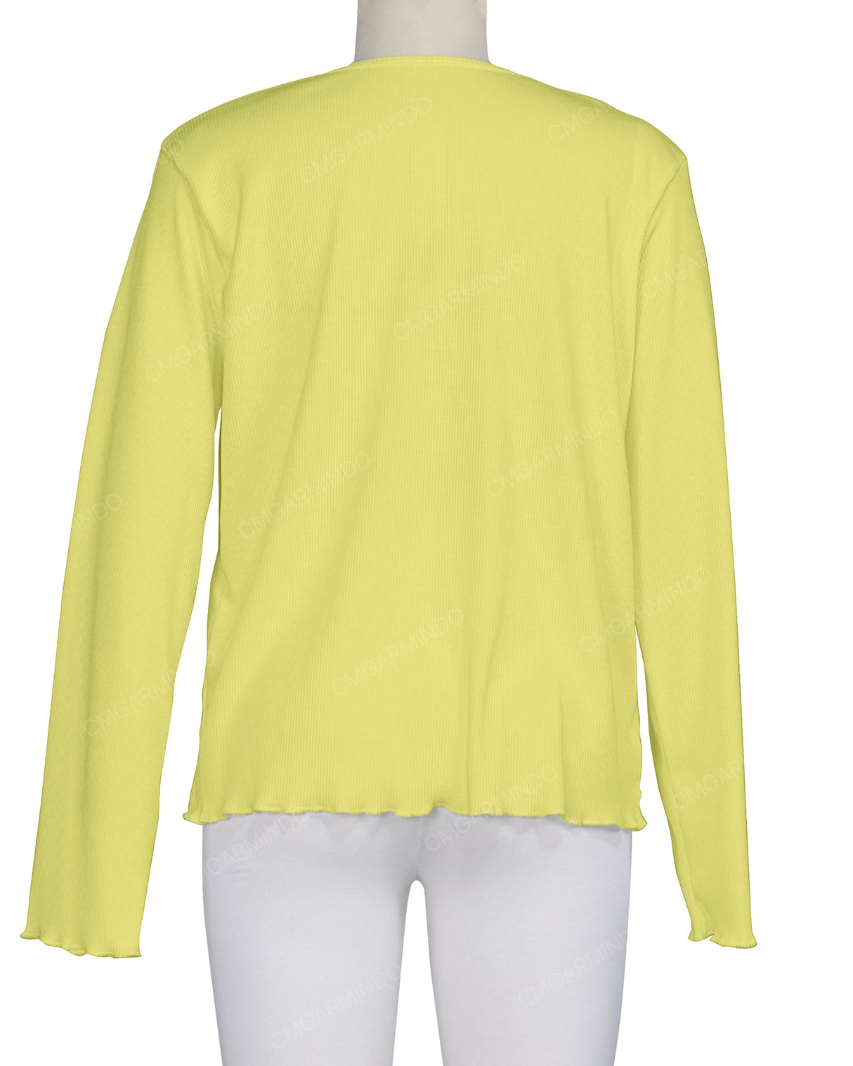 Long Sleeve Binding Neck T-Shirt
