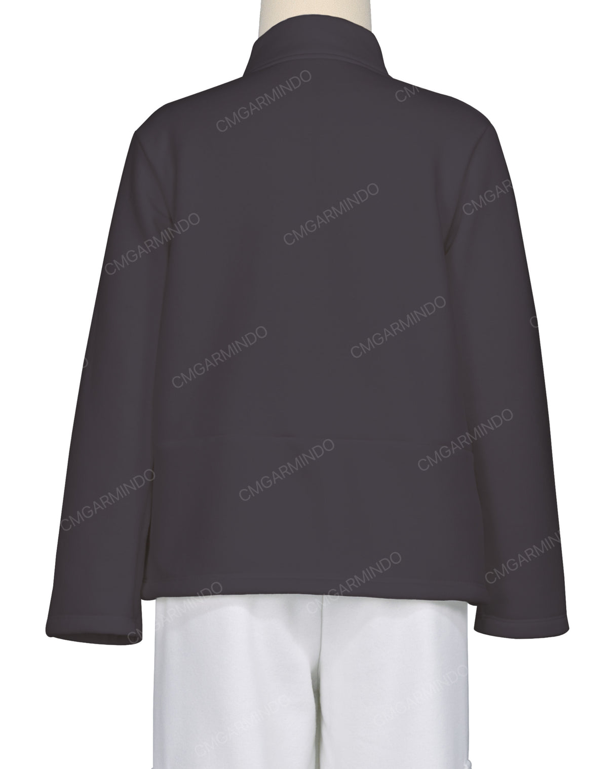 High Neck 1/4 Zip Panel Sweatshirt