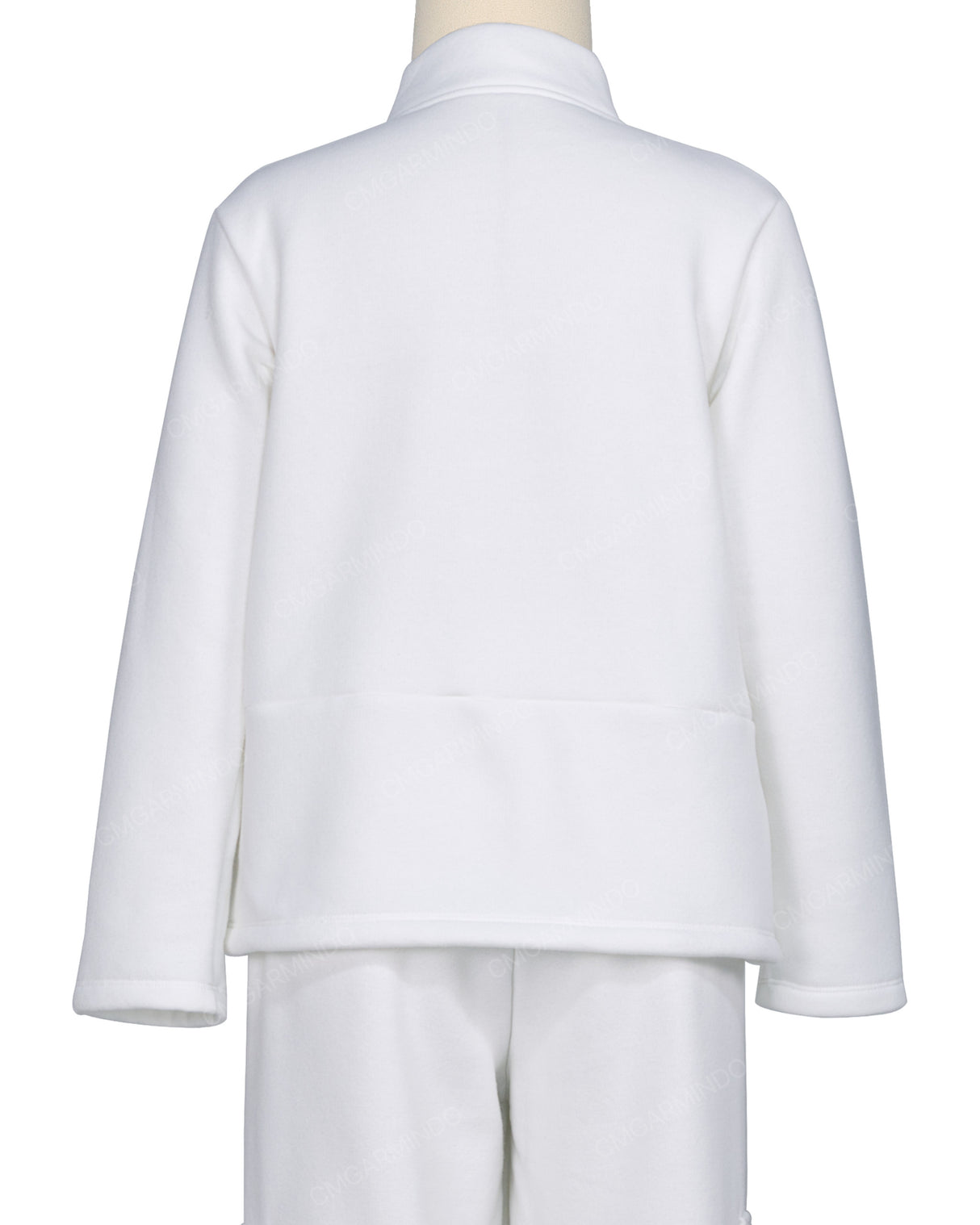 High Neck 1/4 Zip Panel Sweatshirt