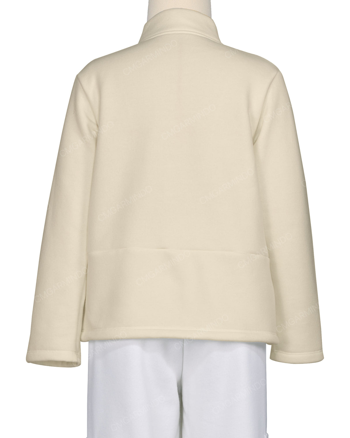 High Neck 1/4 Zip Panel Sweatshirt